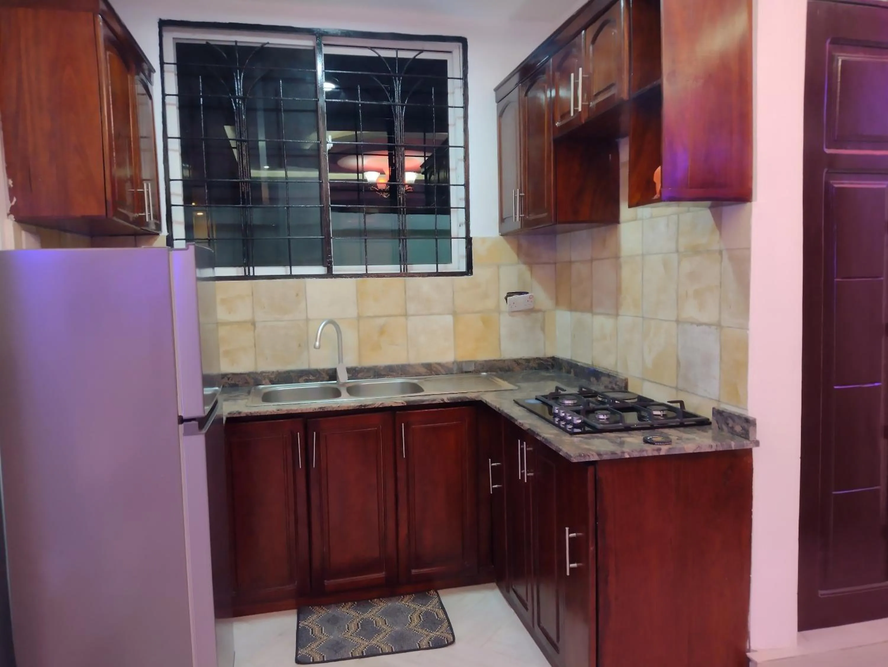 Kitchen or kitchenette in Mkamiti Villa - Airport Hotel with Free Shuttle