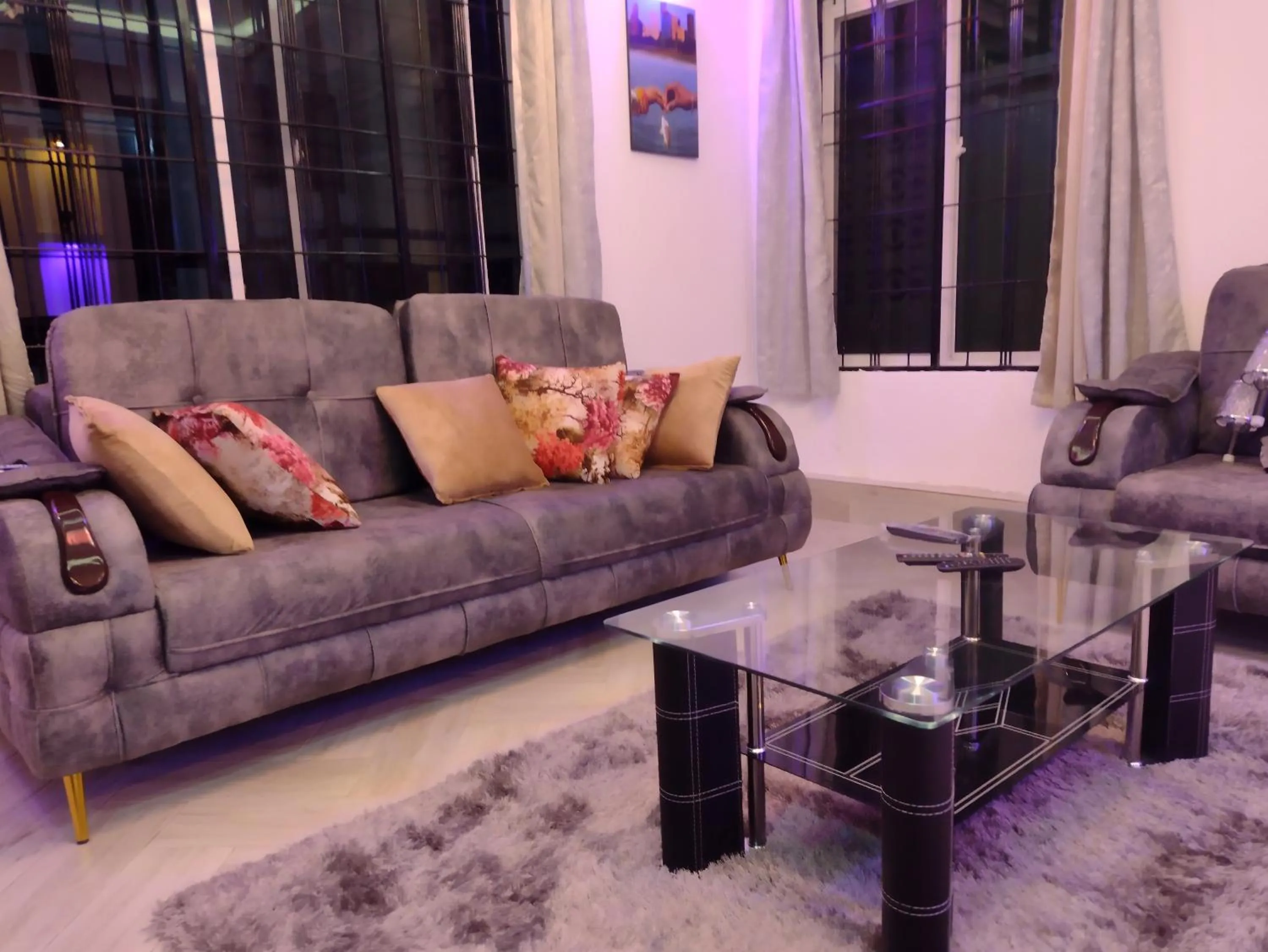 Living room in Mkamiti Villa - Airport Hotel with Free Shuttle
