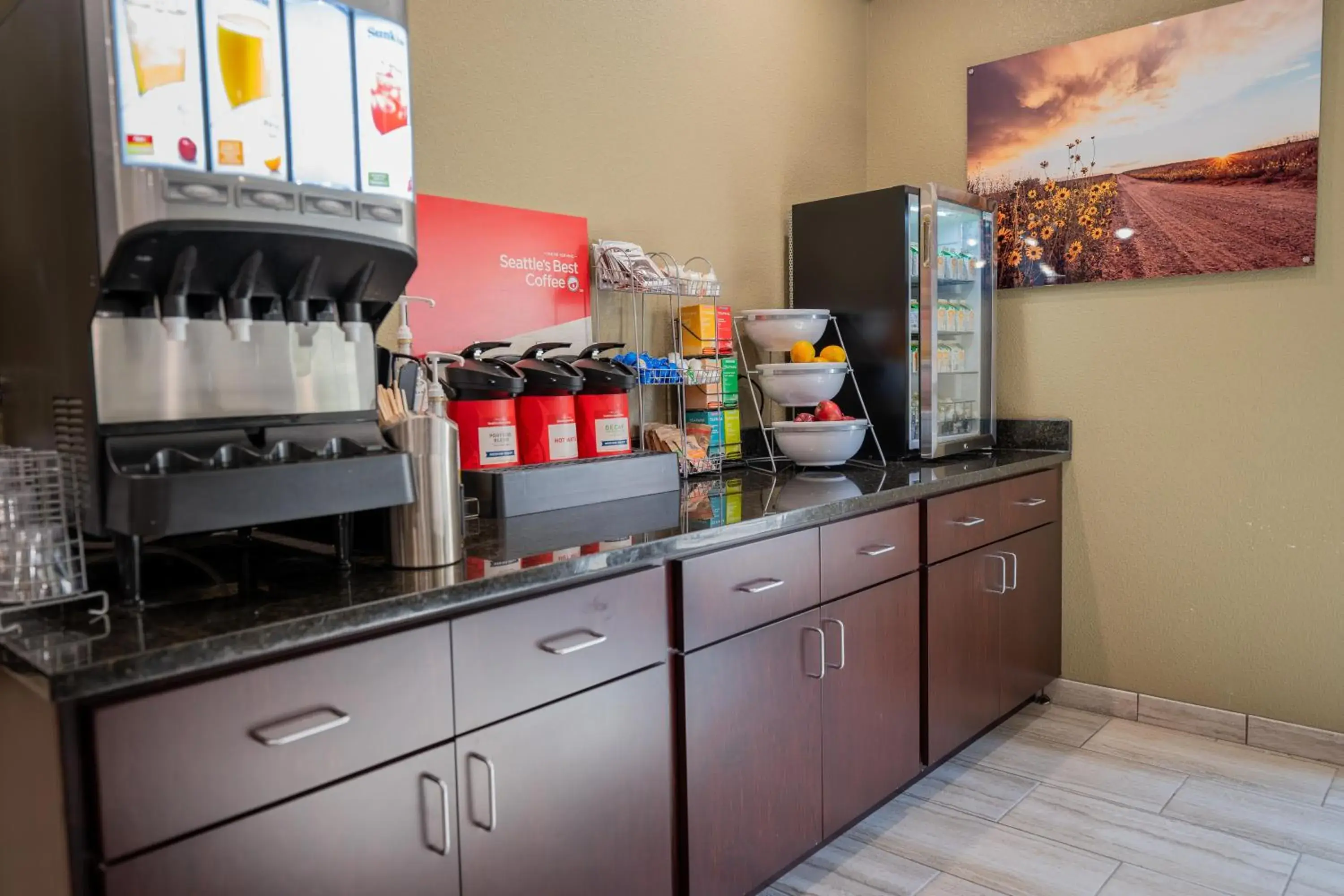 Buffet breakfast in Cobblestone Hotel & Suites - Lamar Buffet breakfast in Cobblestone Hotel & Suites - Lamar