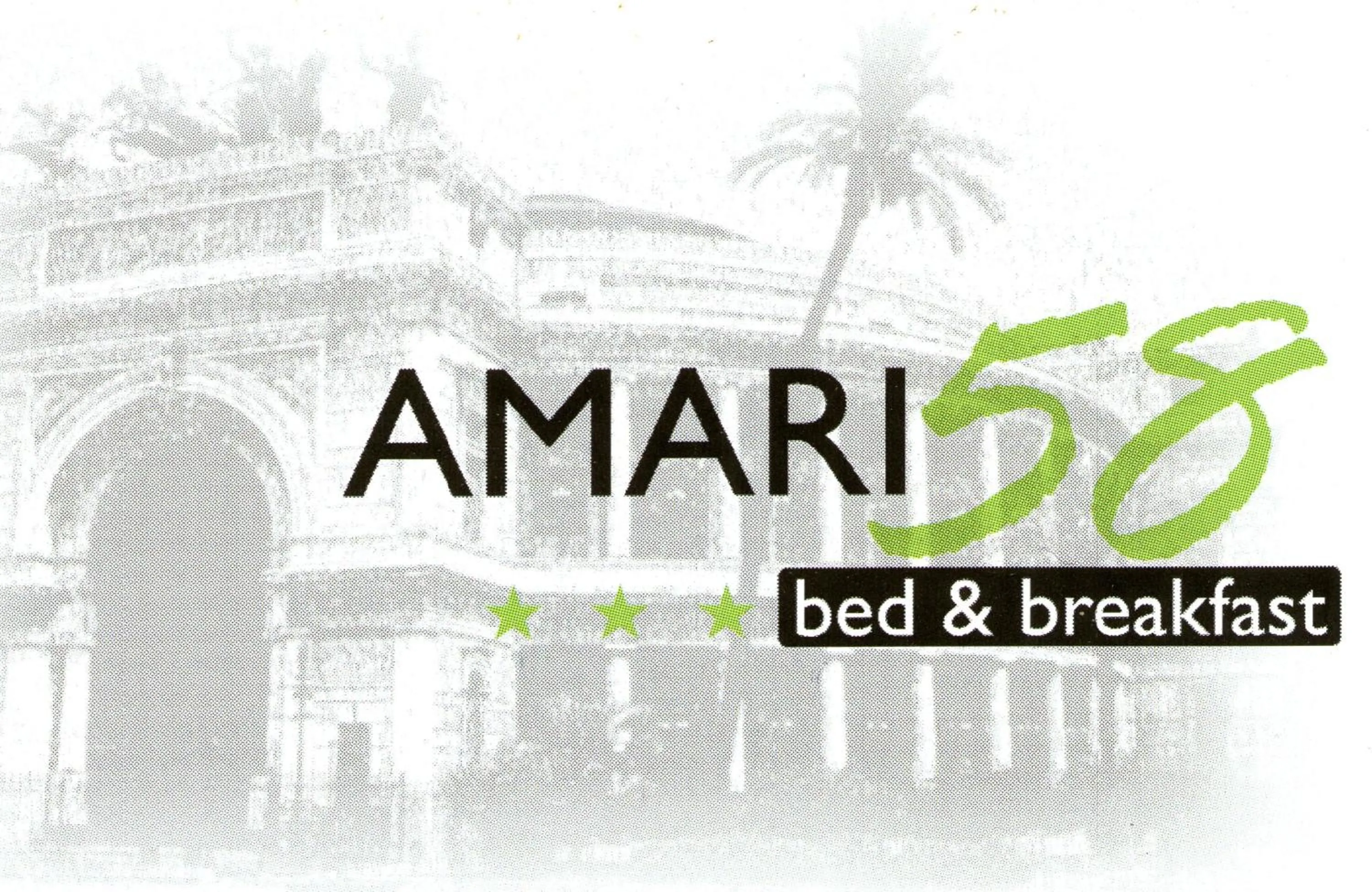 Property logo or sign in Bed & Breakfast Amari 58