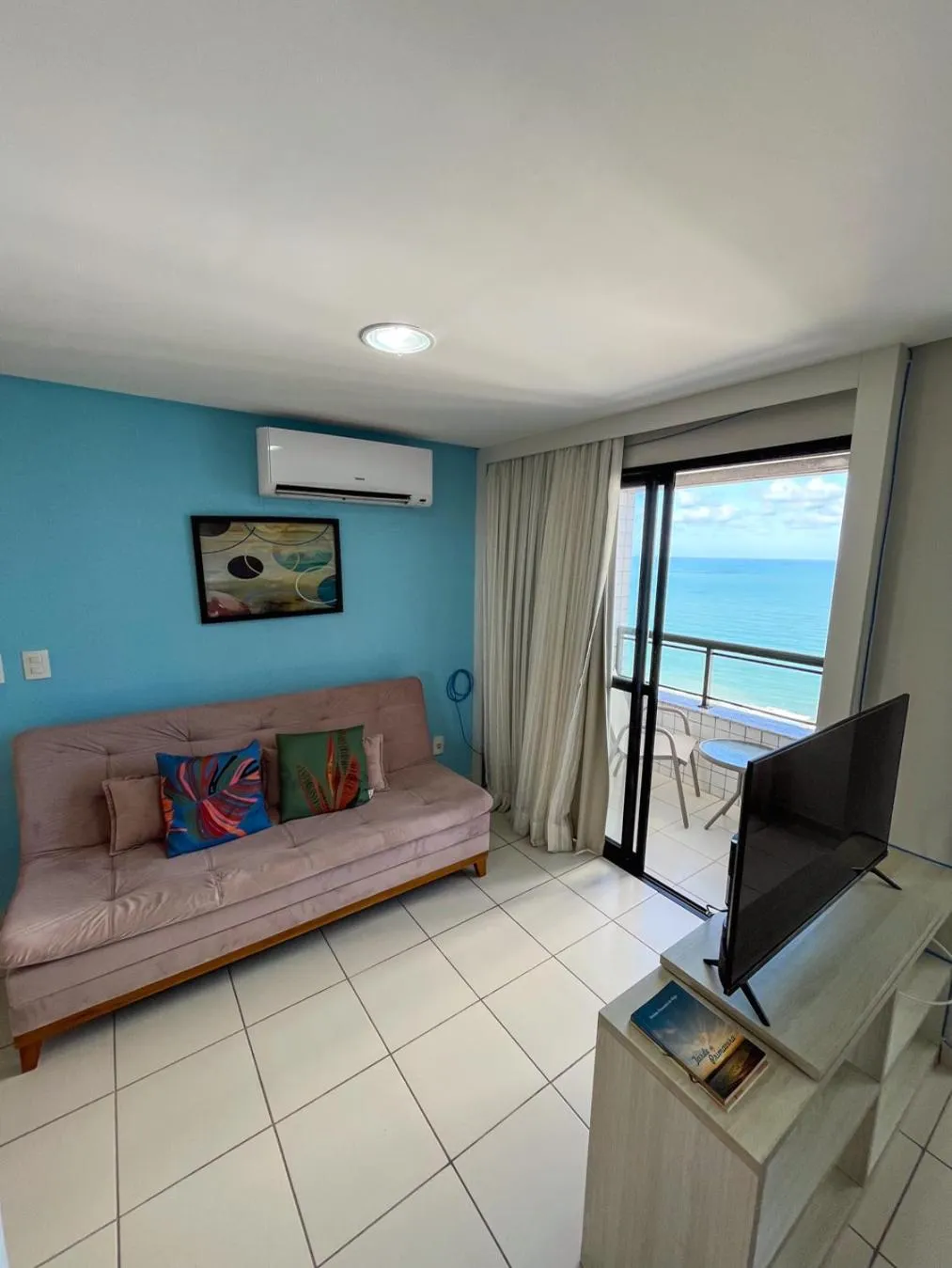 TV and multimedia in Ponta Negra Flats Confort Accommodations Vista para o Mar