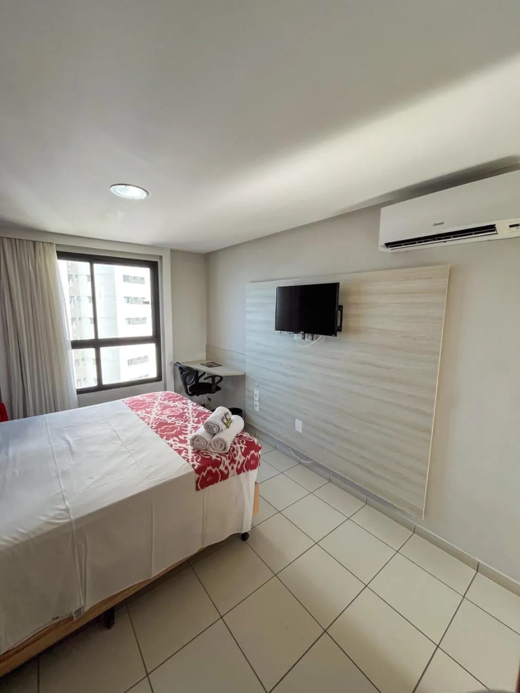 Photo of the whole room, Bed in Ponta Negra Flats Confort Accommodations Vista para o Mar