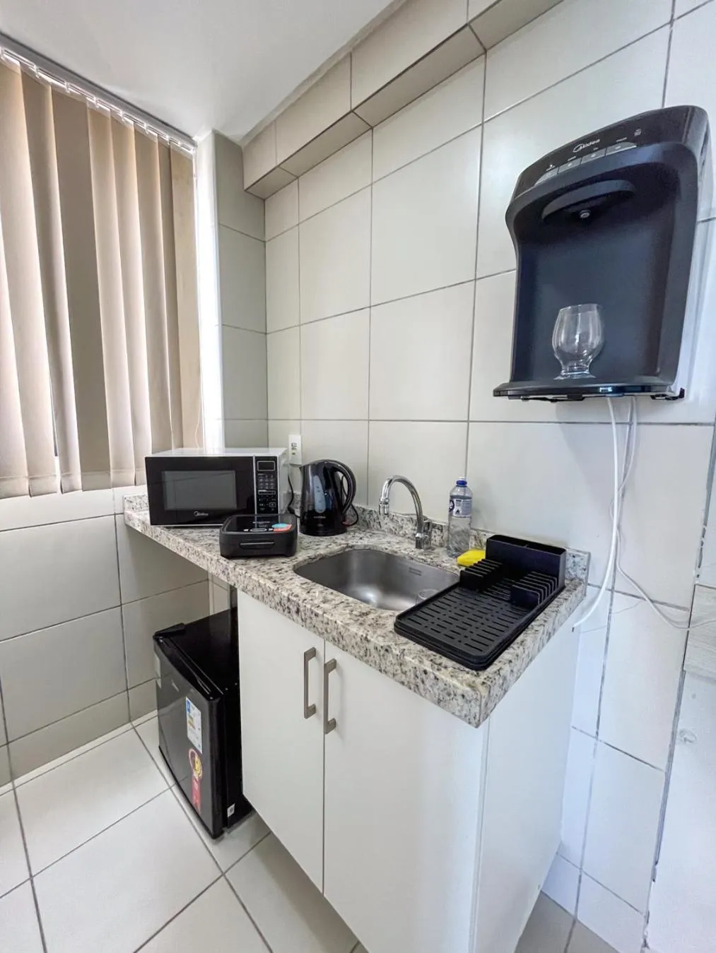 Coffee/tea facilities in Ponta Negra Flats Confort Accommodations Vista para o Mar