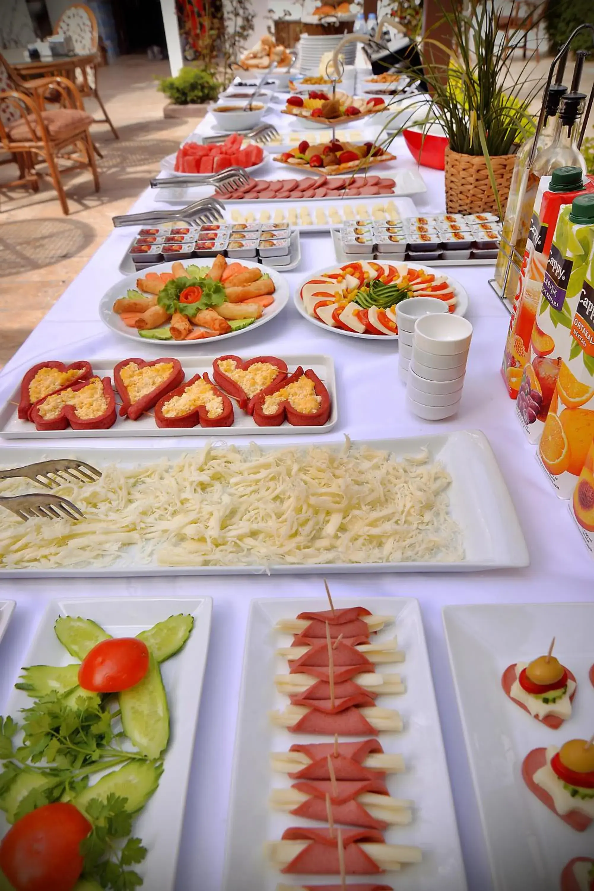 Buffet breakfast in Uluhan Hotel Buffet breakfast in Uluhan Hotel