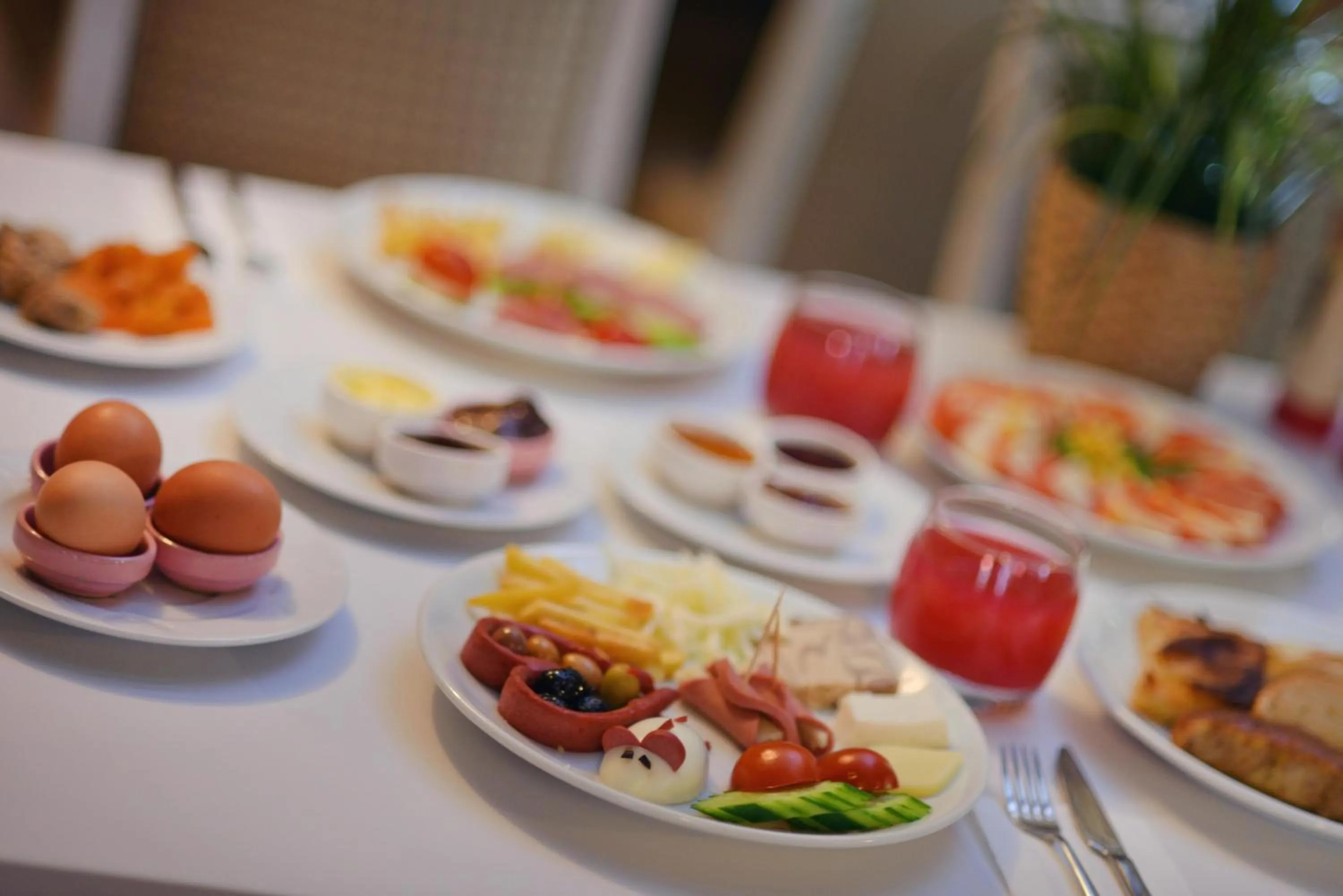 Buffet breakfast in Uluhan Hotel