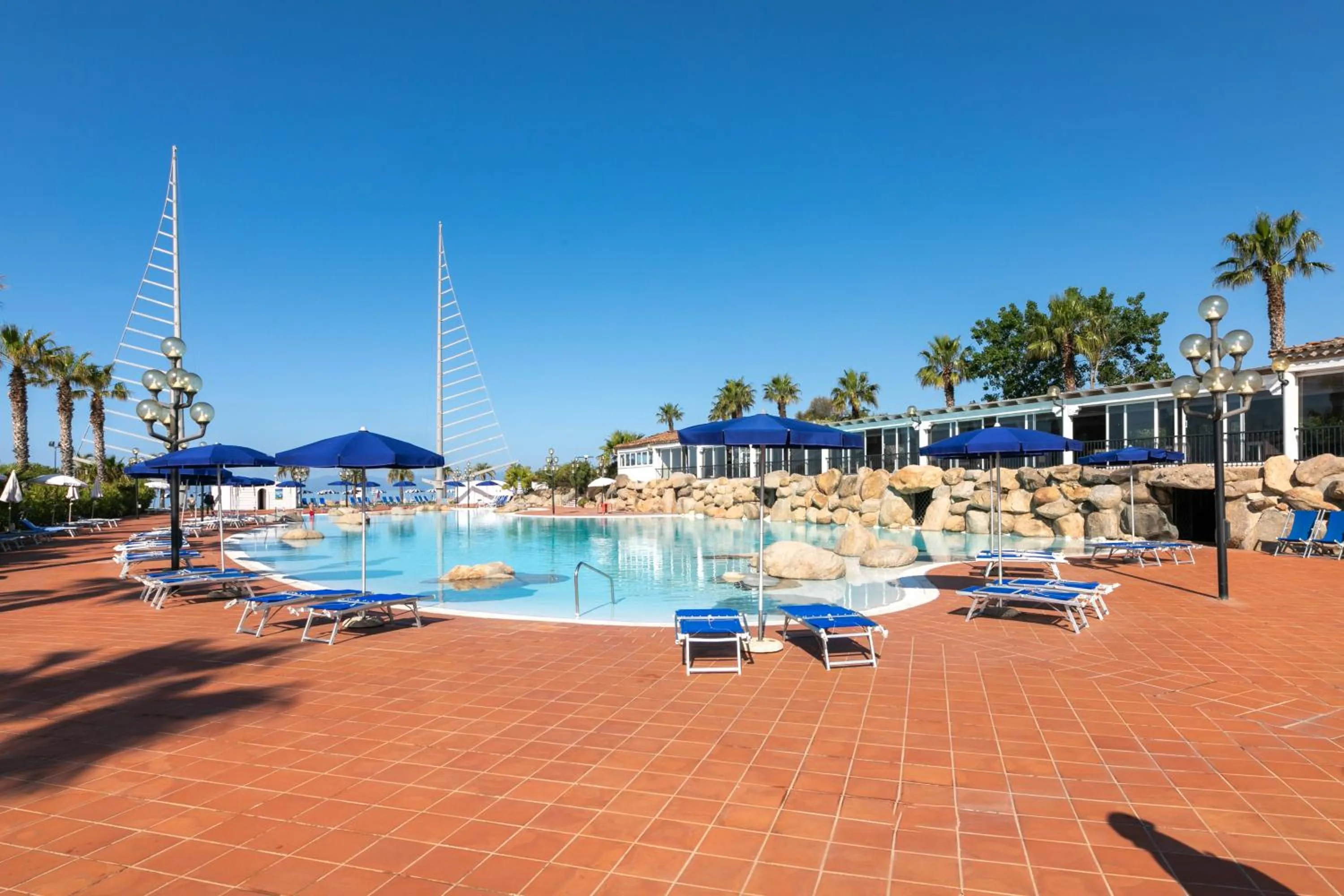 Pool view in Phi Hotel Sighientu