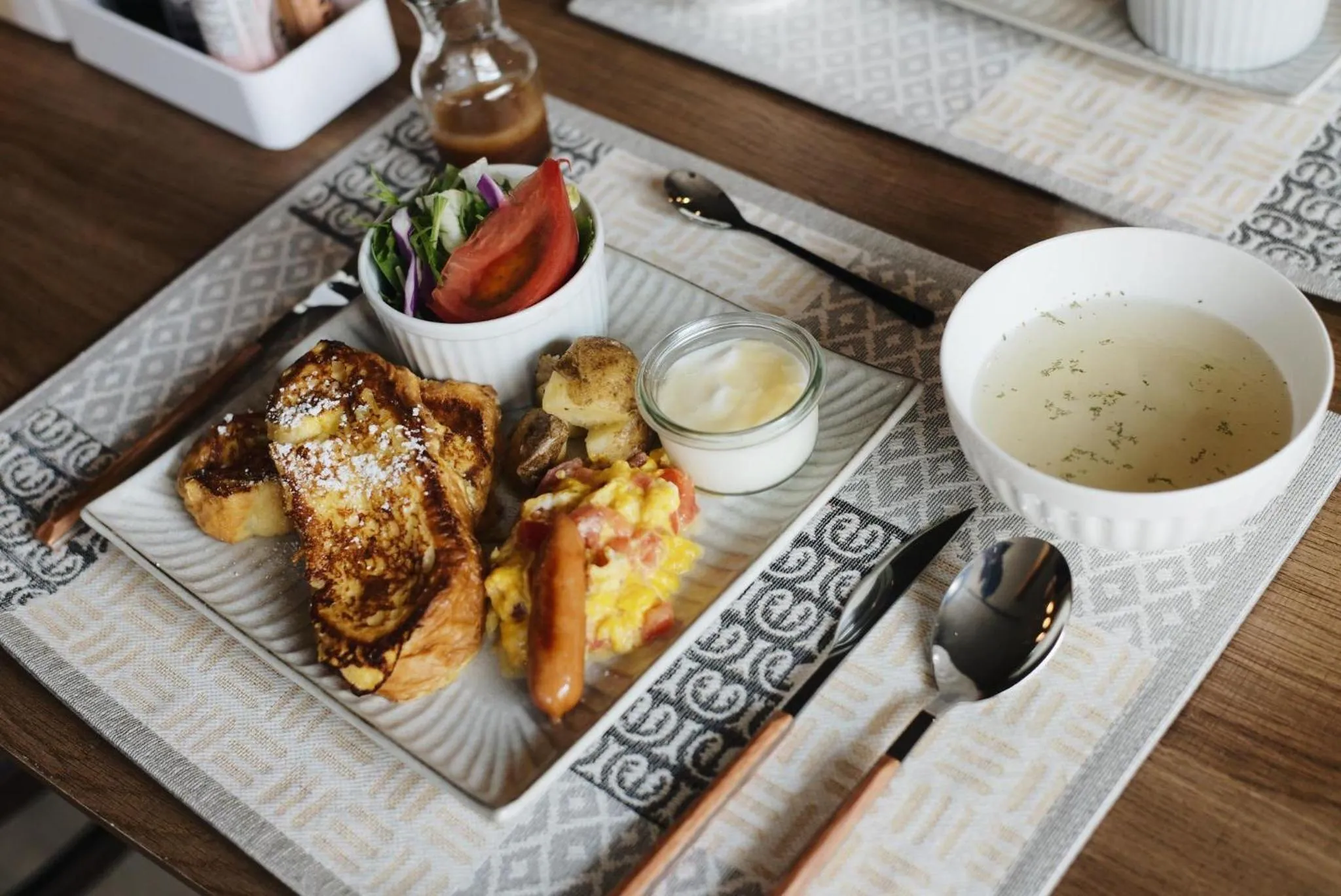 Breakfast in RONENAI BASE