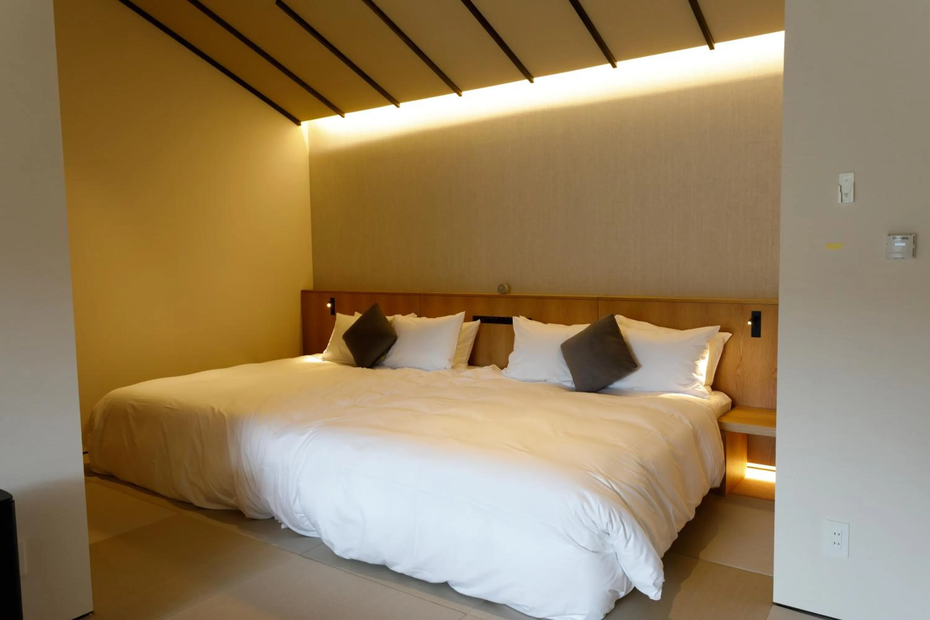 Bed in Tokachigawa Moor Onsen Seijyakubow