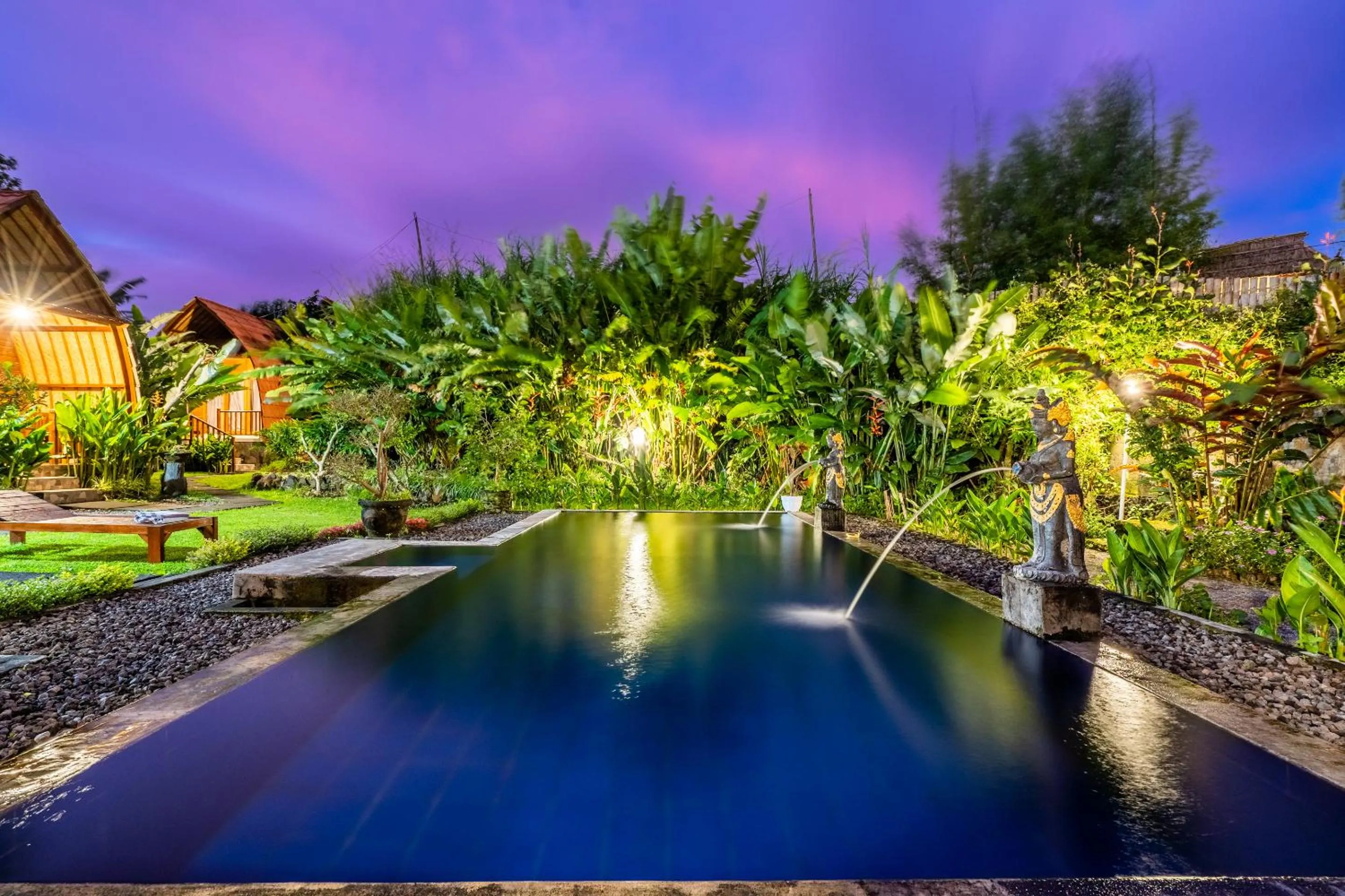 Garden view in KINTAMANI Paradise Villa