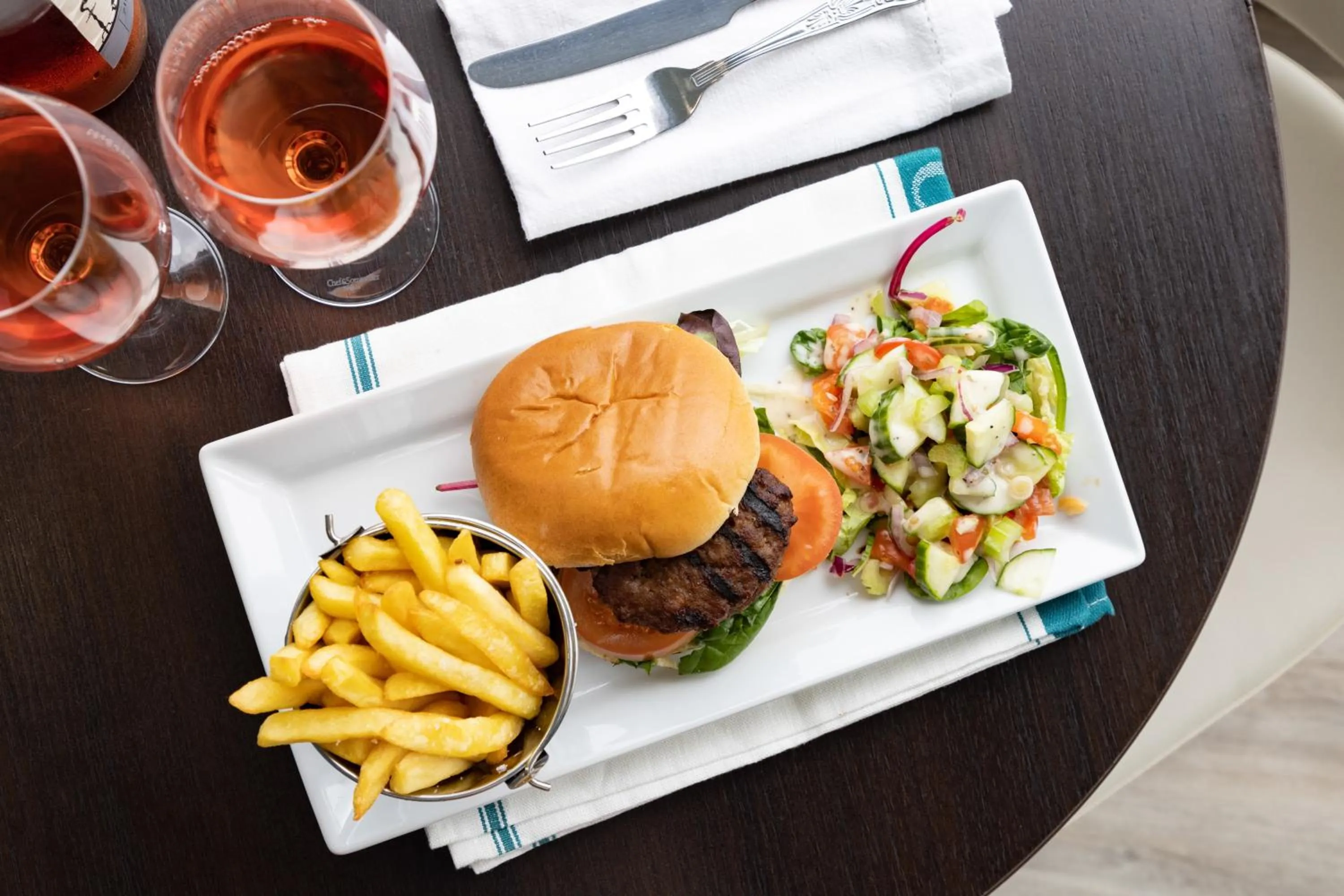 Food and drinks in The Burlington Hotel