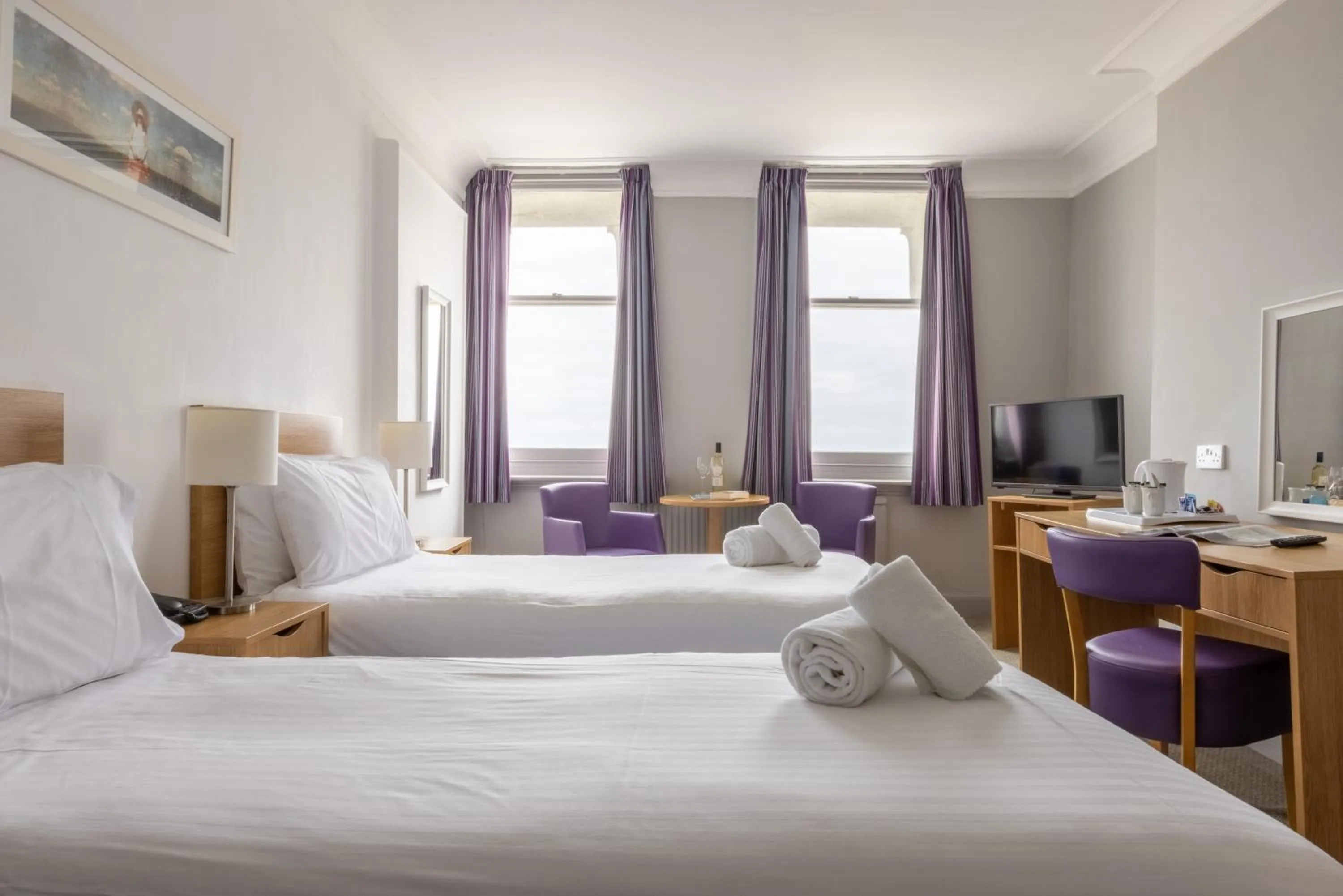 Bed in The Burlington Hotel