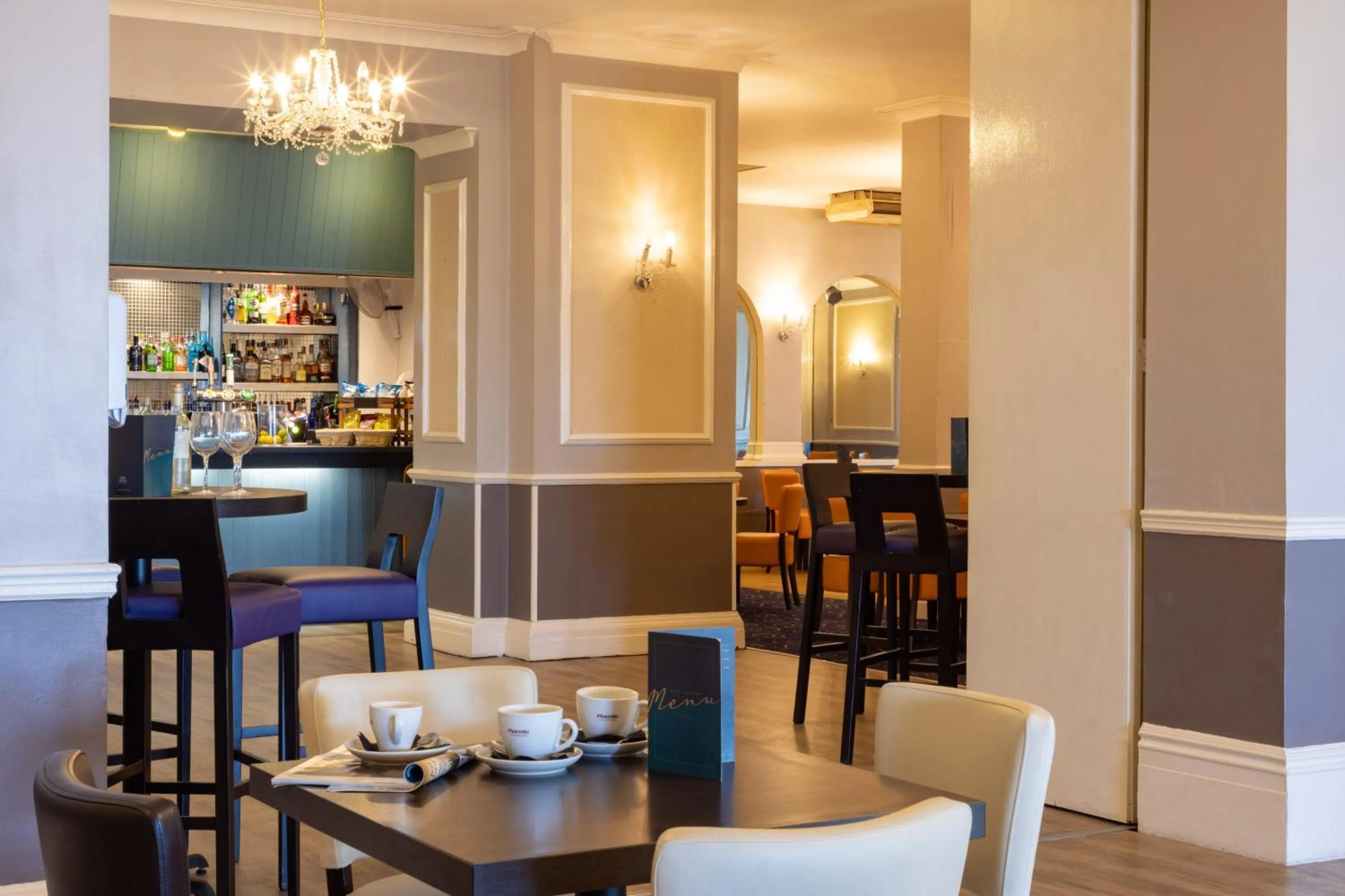 Lounge or bar in The Burlington Hotel