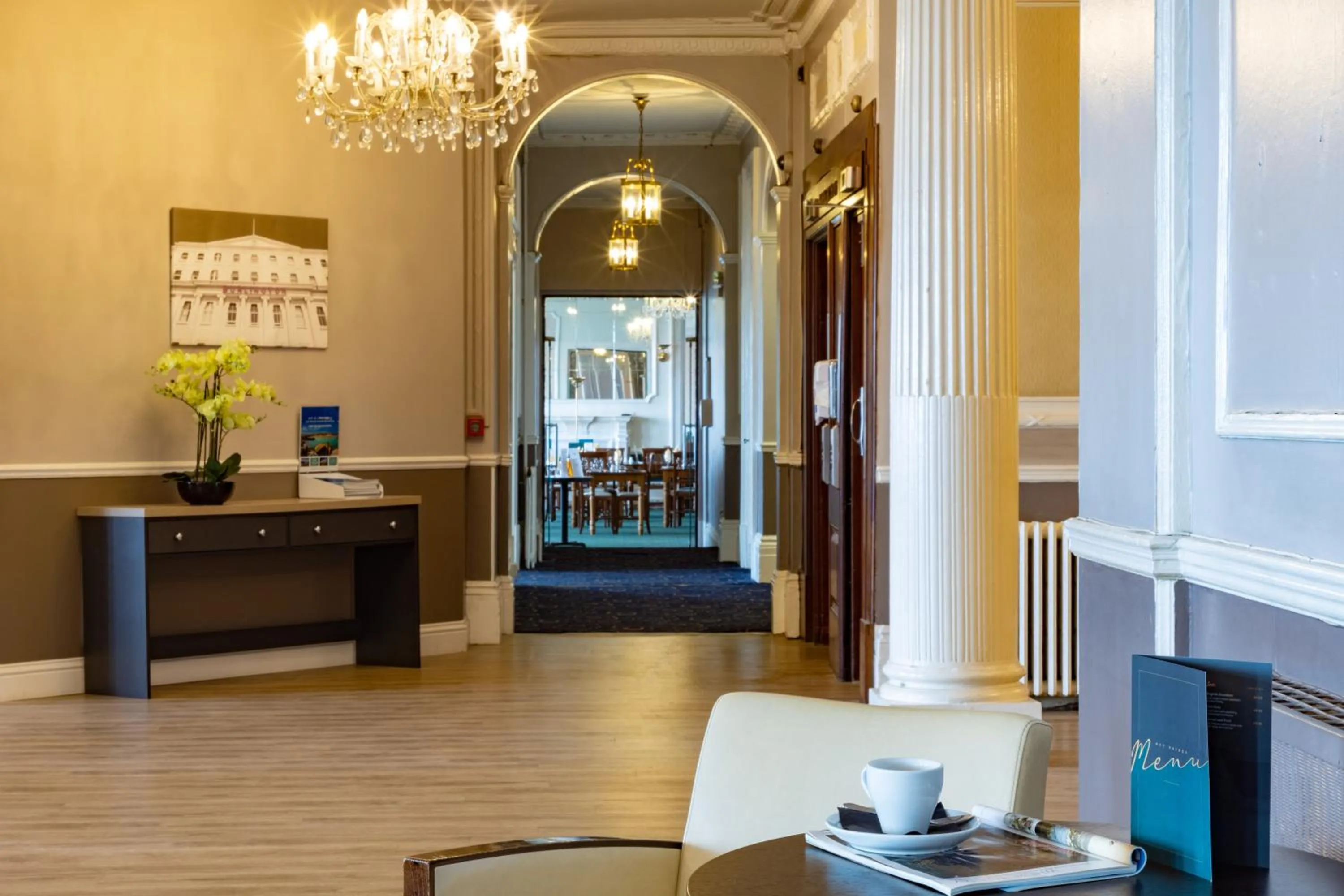 Lobby or reception in The Burlington Hotel