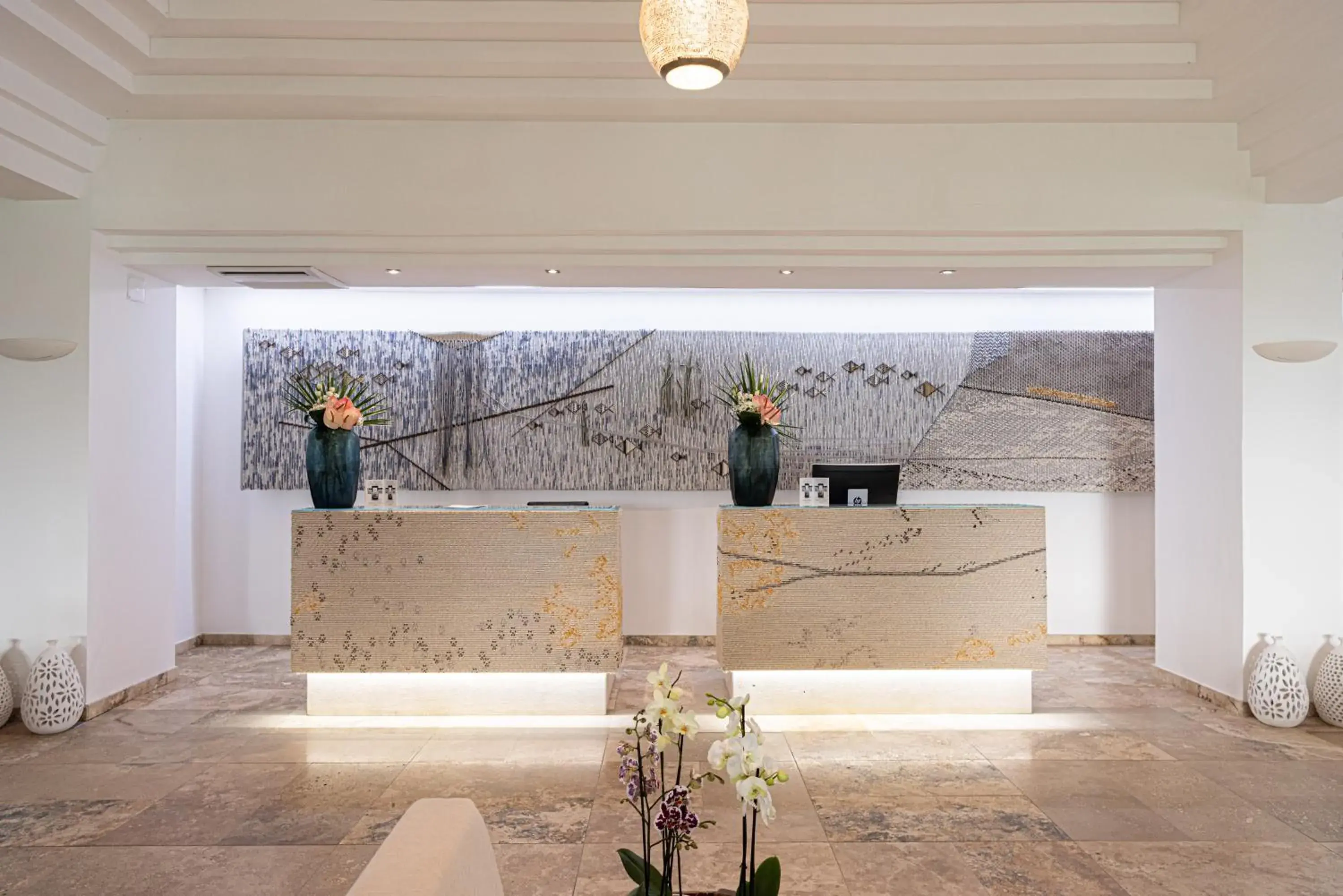 Lobby or reception in Falkensteiner Resort Capo Boi Lobby or reception in Falkensteiner Resort Capo Boi