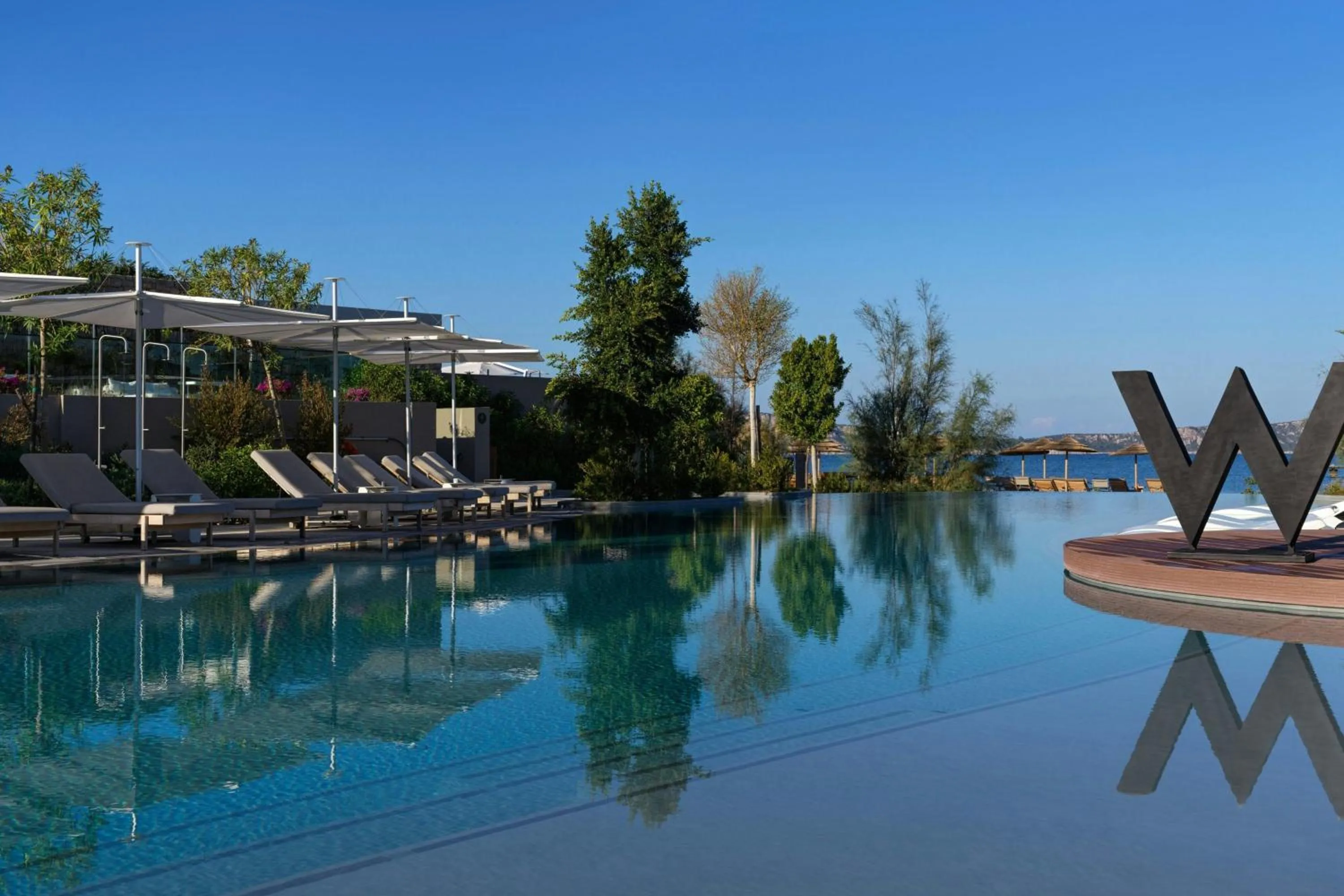 Swimming pool in W Costa Navarino