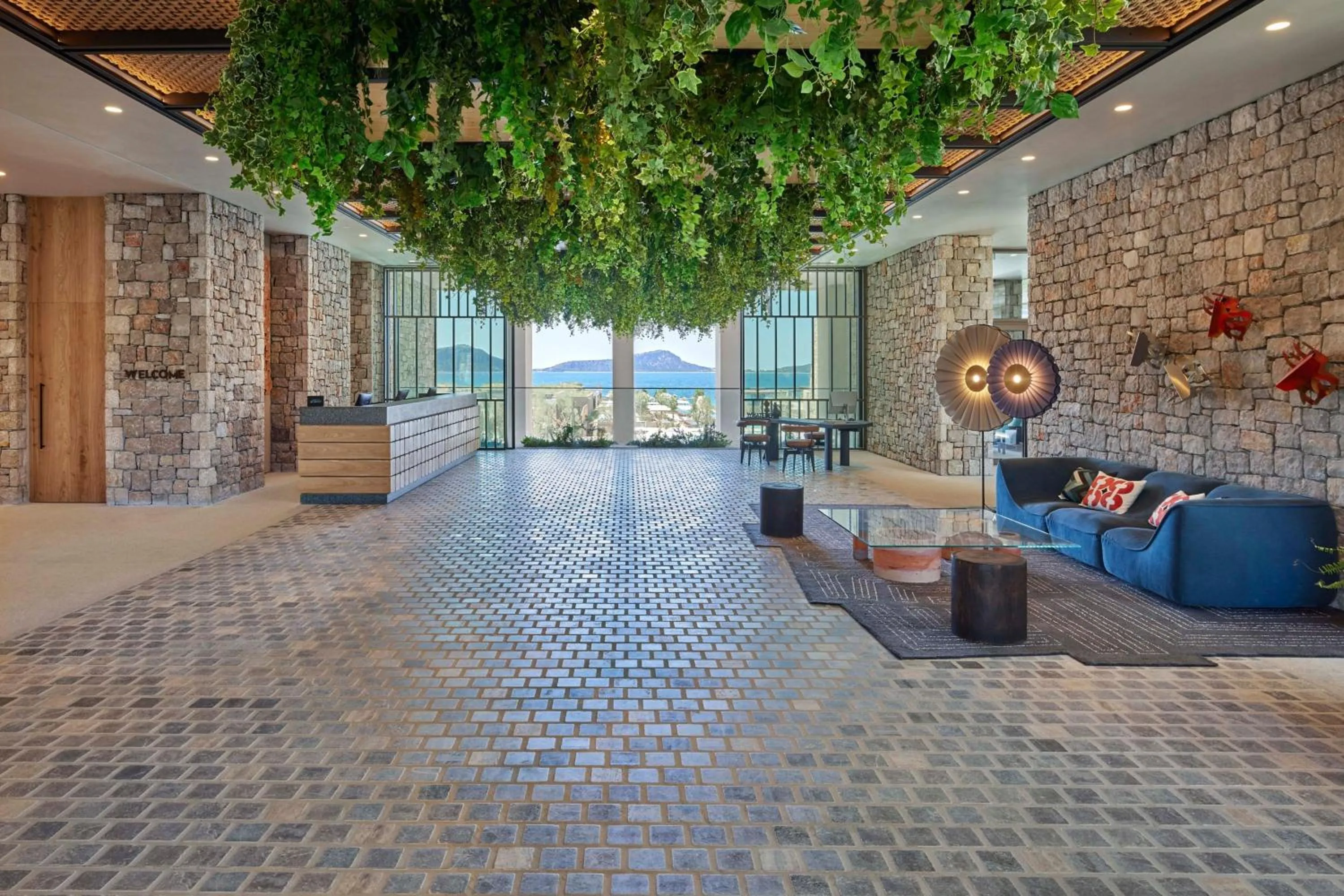 Lobby or reception in W Costa Navarino