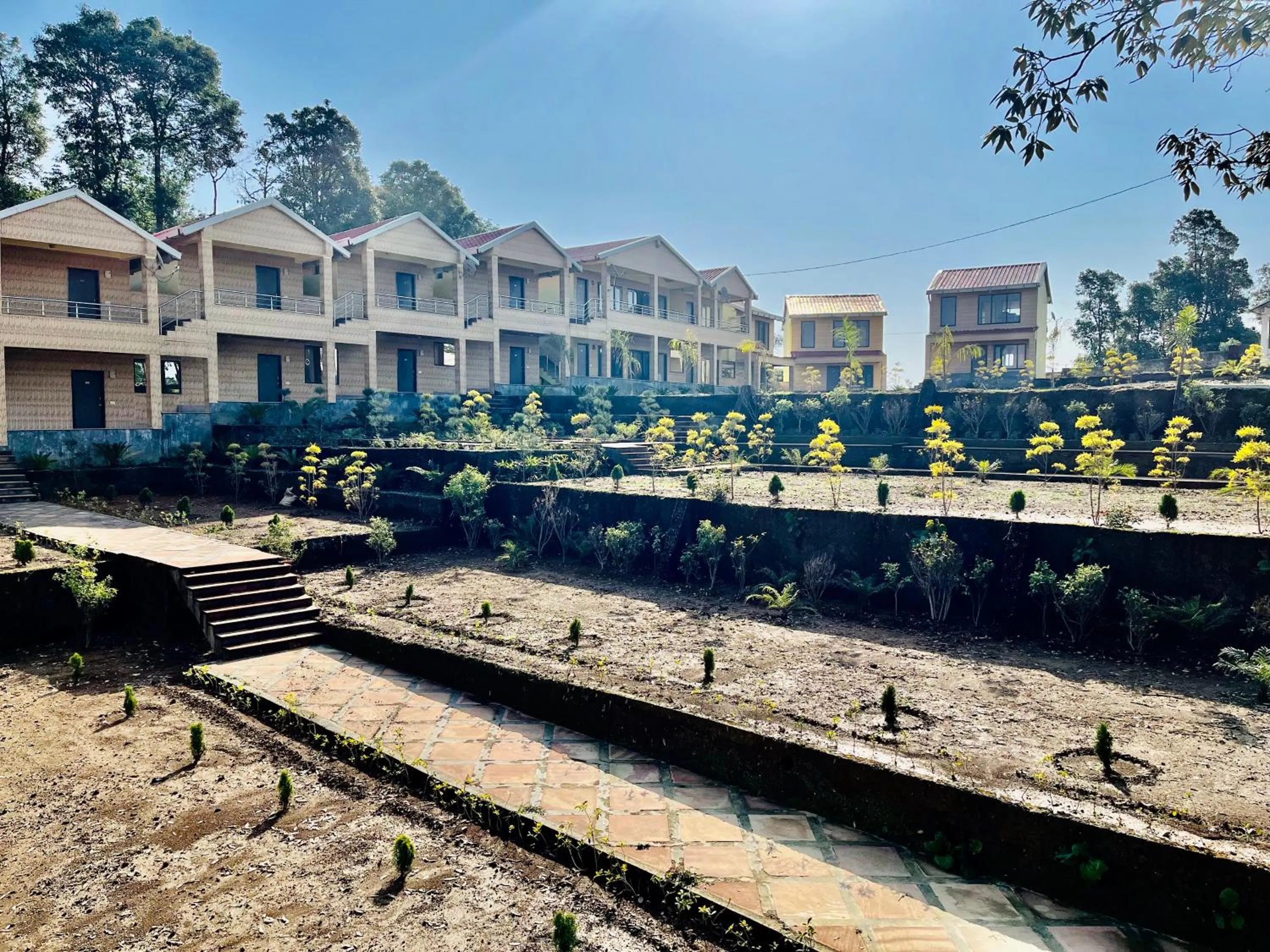 Garden in NEELGAGAN RESORT