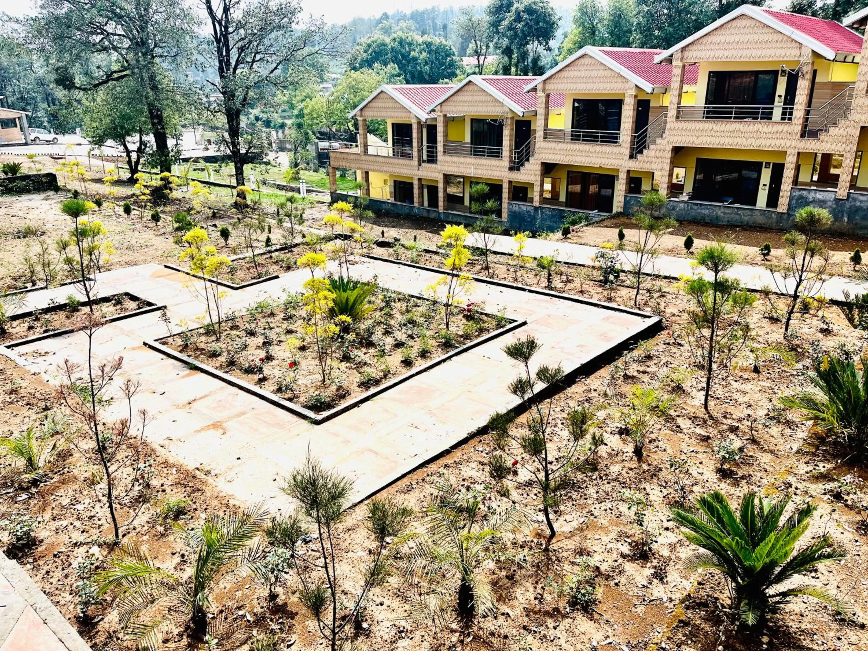 Garden in NEELGAGAN RESORT