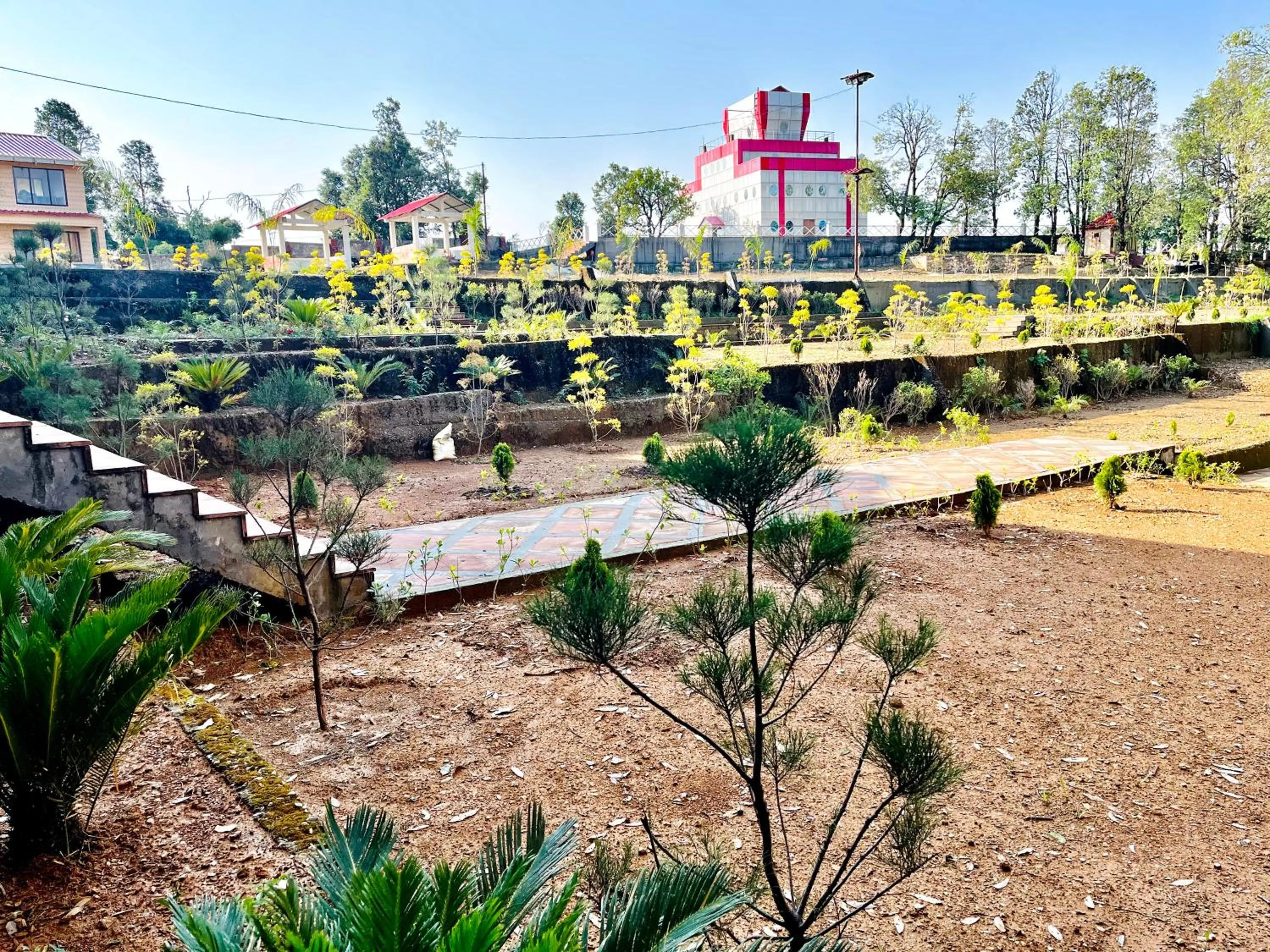 Garden in NEELGAGAN RESORT