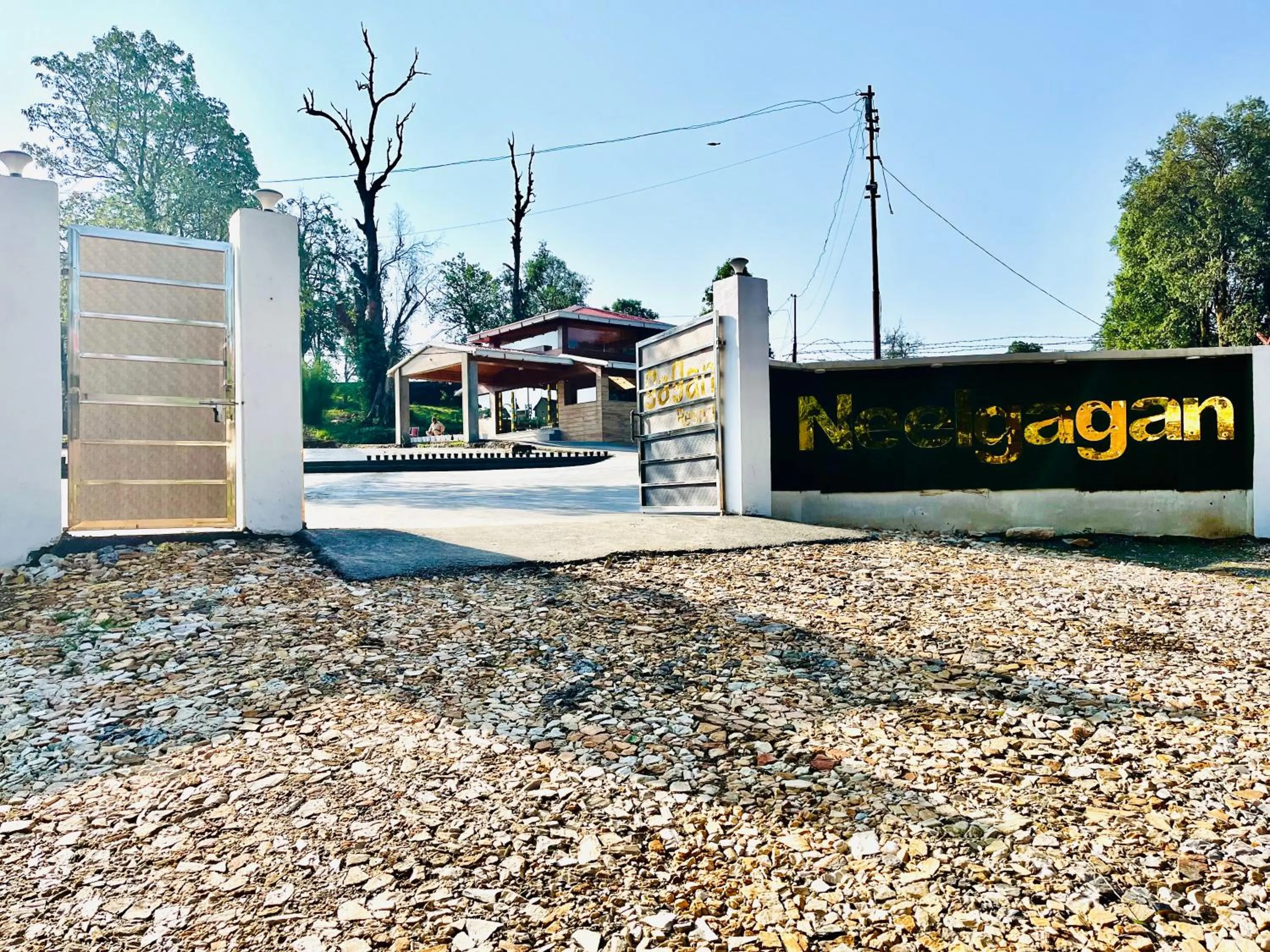 Facade/entrance in NEELGAGAN RESORT