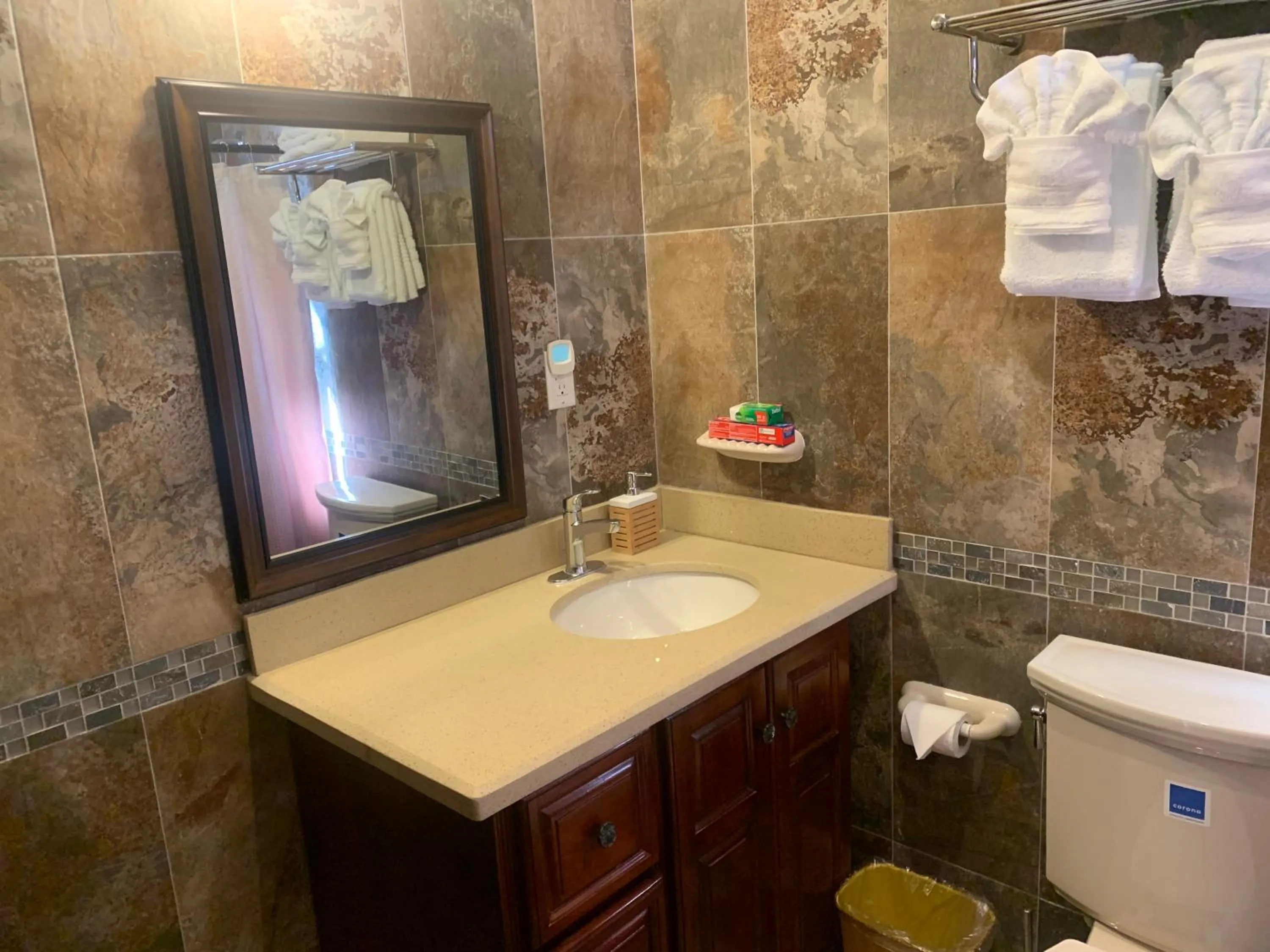 Shower in White House by White River