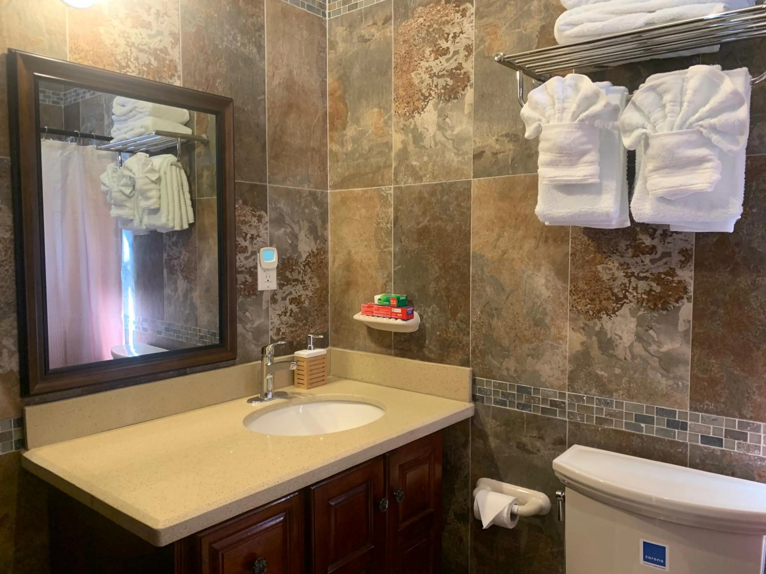 Bathroom in White House by White River