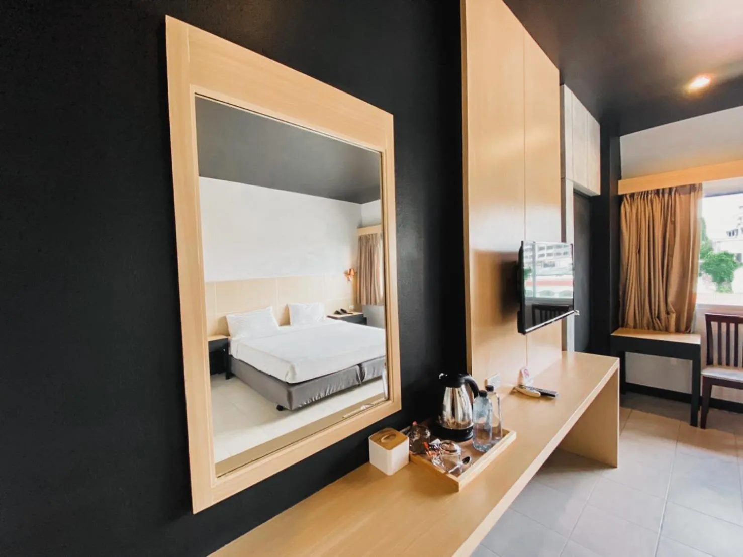 TV and multimedia, Bed in Garden View Betong Hotel