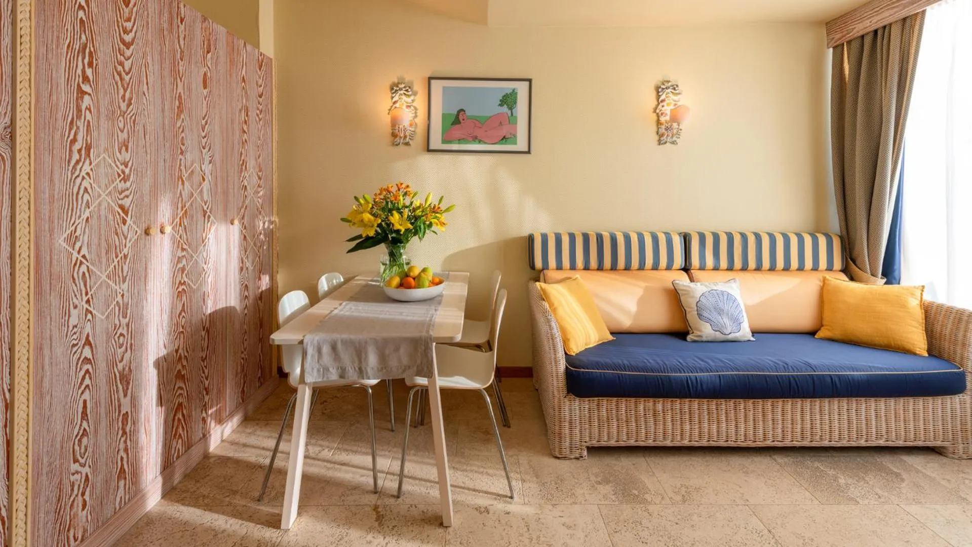 Dining area in Hotel Marina Uno