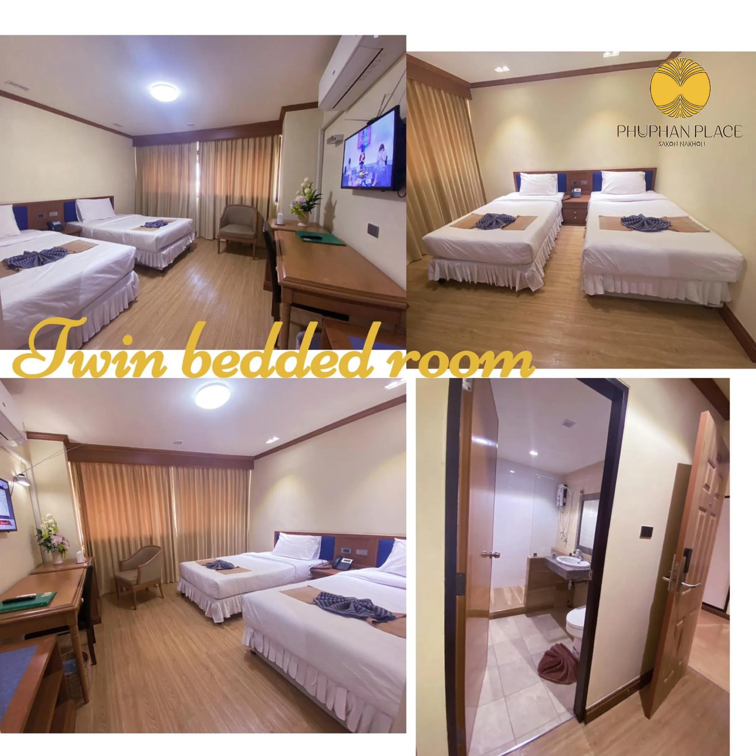 Bed in Phuphanplace Hotel