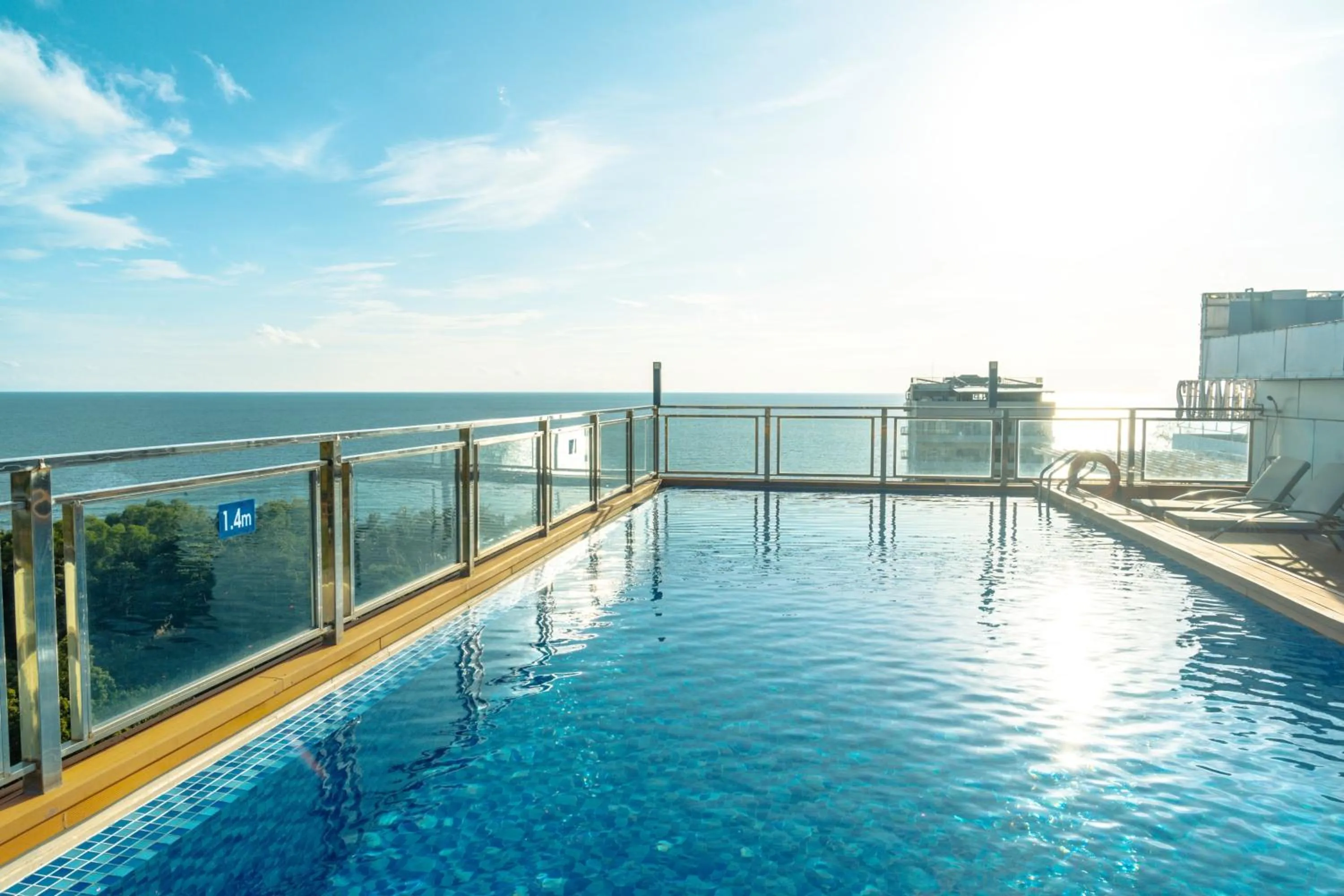 Pool view in Home Park Hotel
