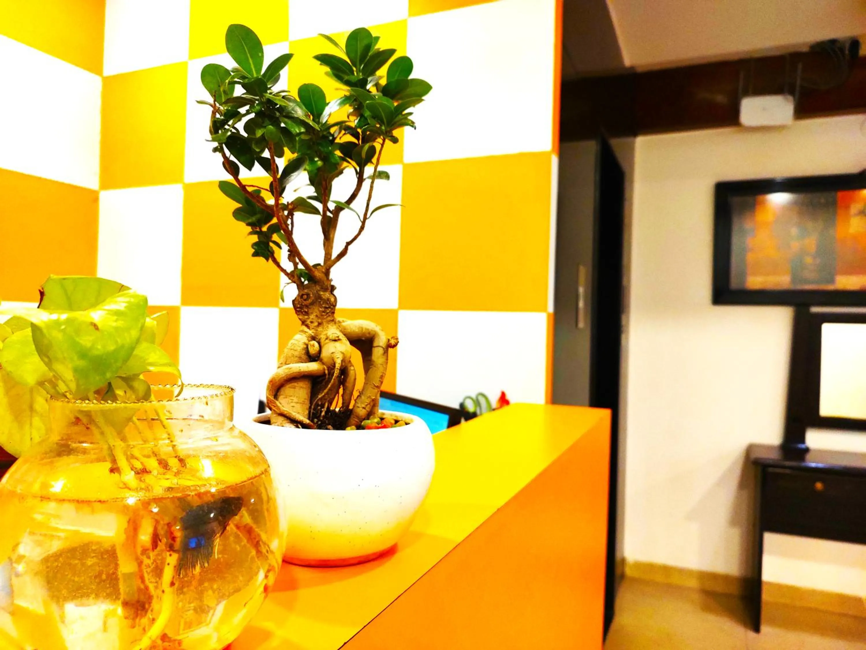 Living room in Athasri Hotel HSR Layout