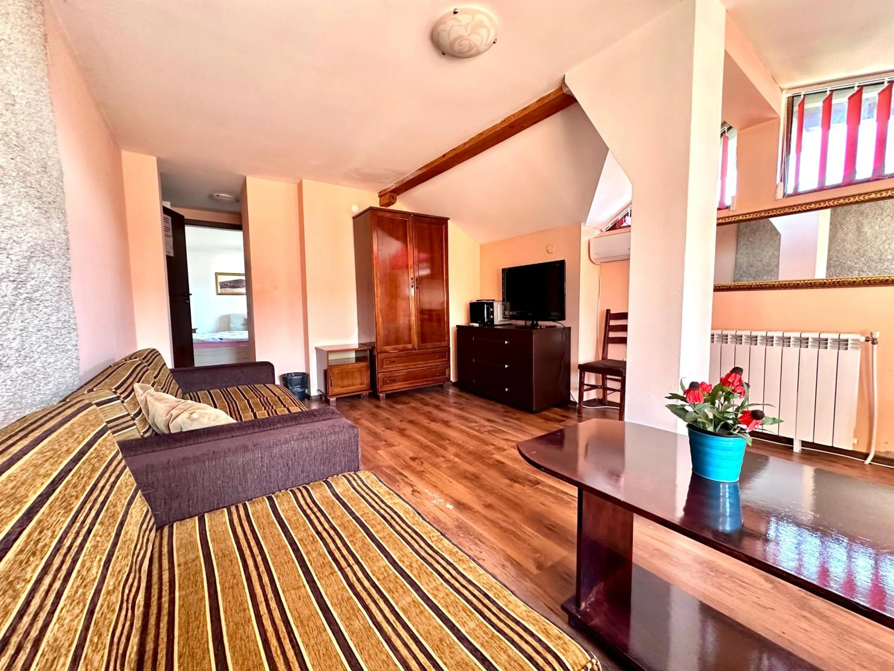Communal lounge/ TV room in Family Hotel Carpe Diem