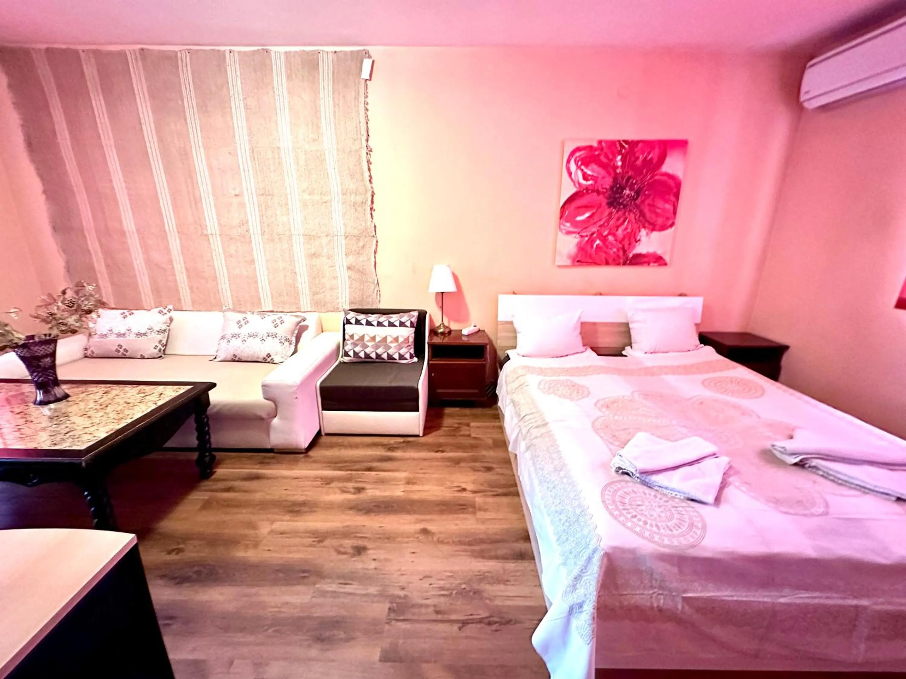 Bed in Family Hotel Carpe Diem