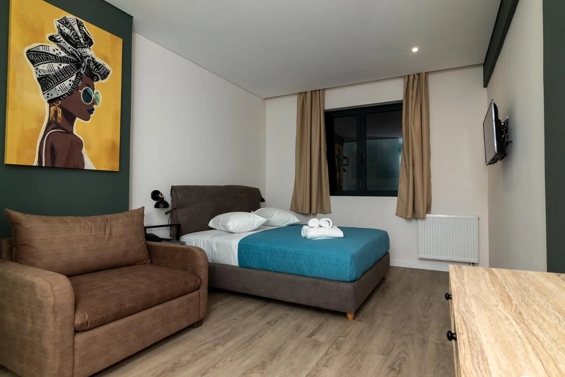 Bedroom, Bed in Dunlin Hotel