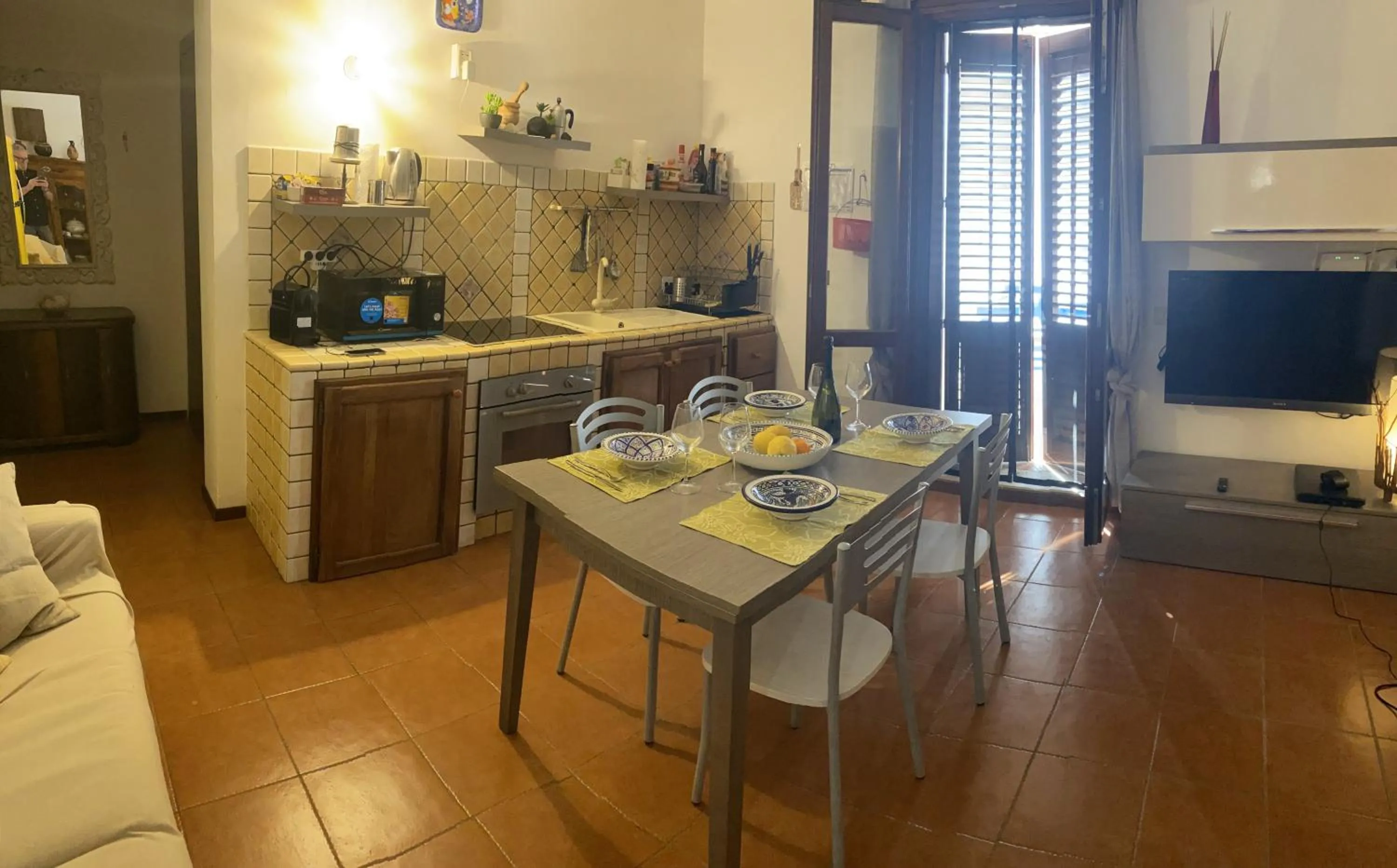 Coffee/tea facilities in Casa Emma