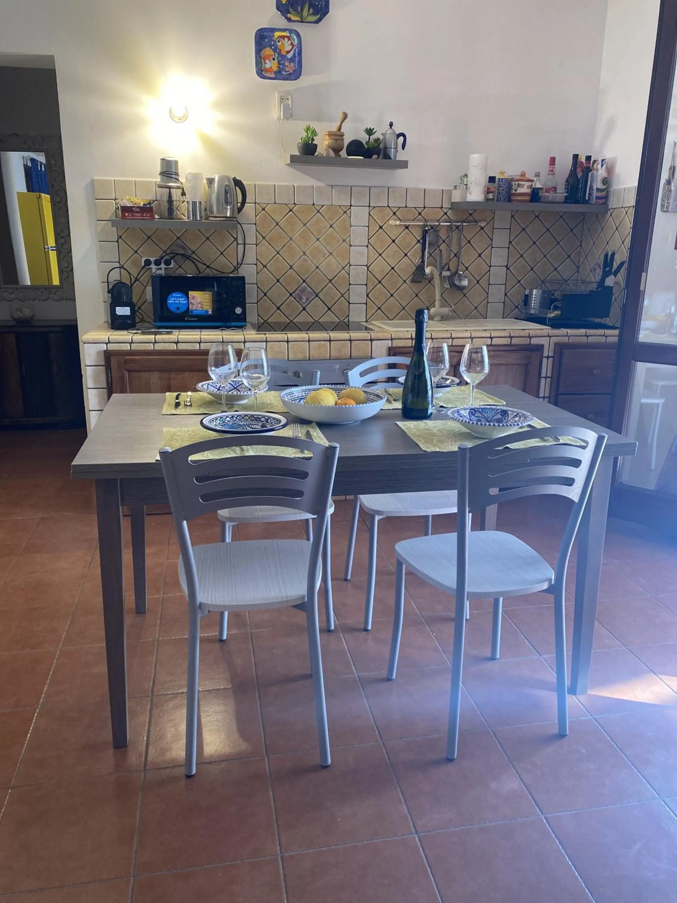 Dining area in Casa Emma