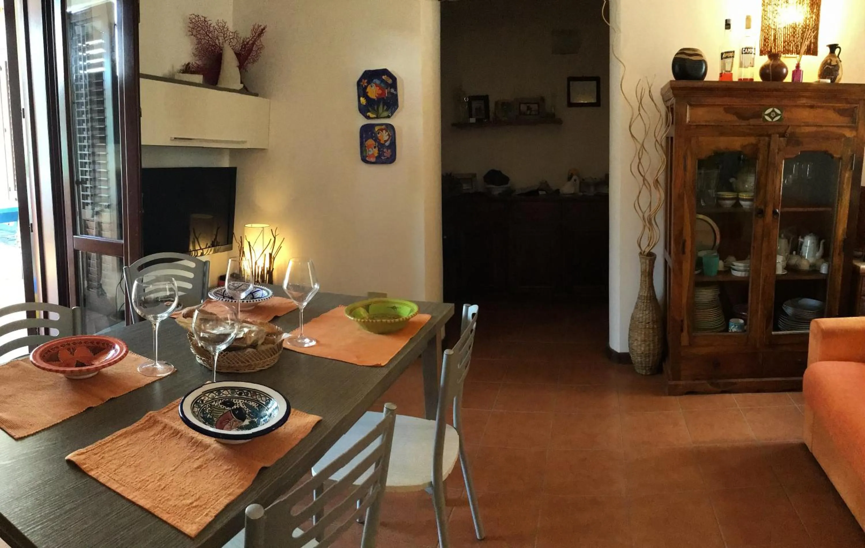 Dining area in Casa Emma