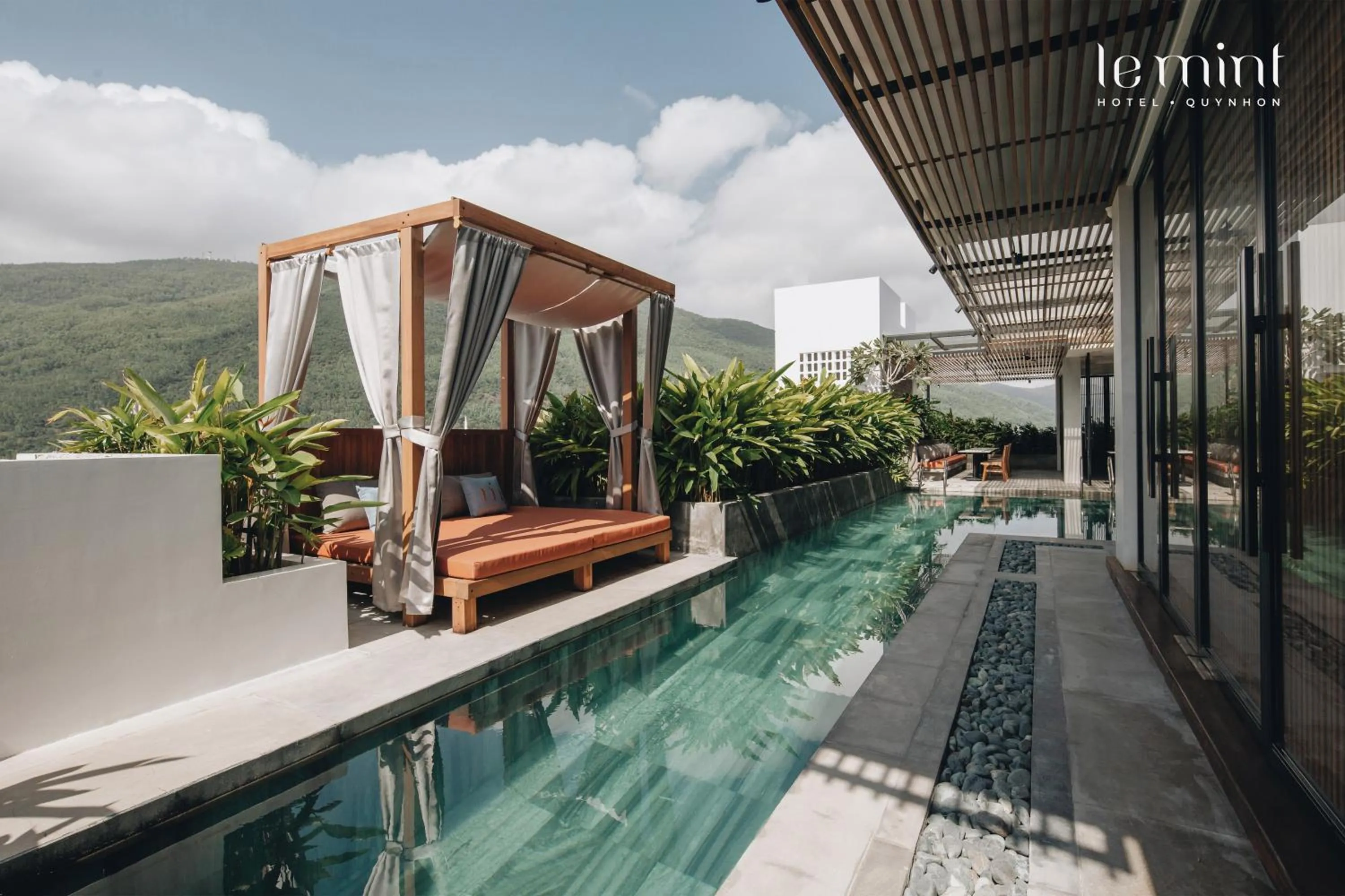 Pool view in Le Mint Hotel Quy Nhơn