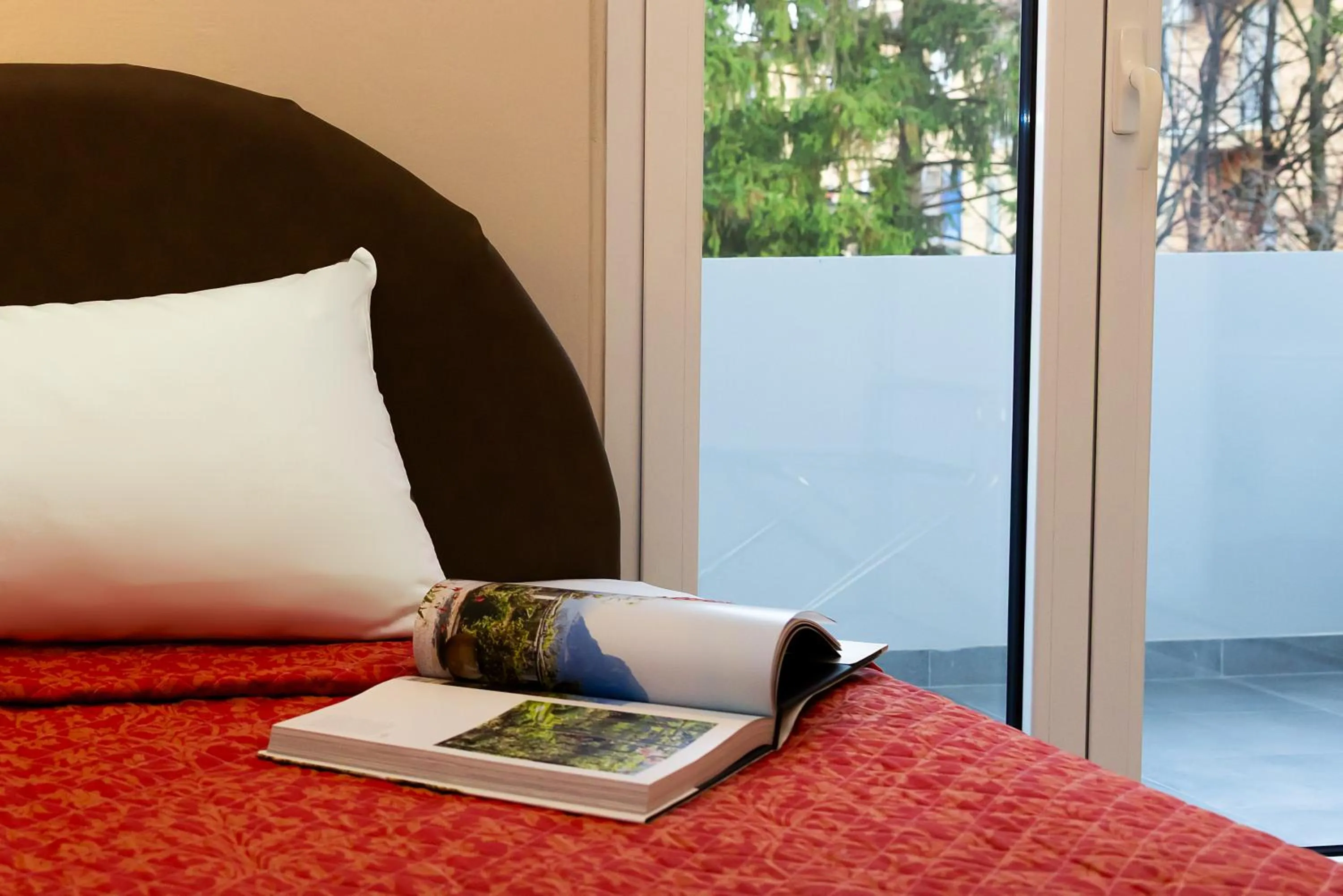 View (from property/room), Bed in Hotel Astoria