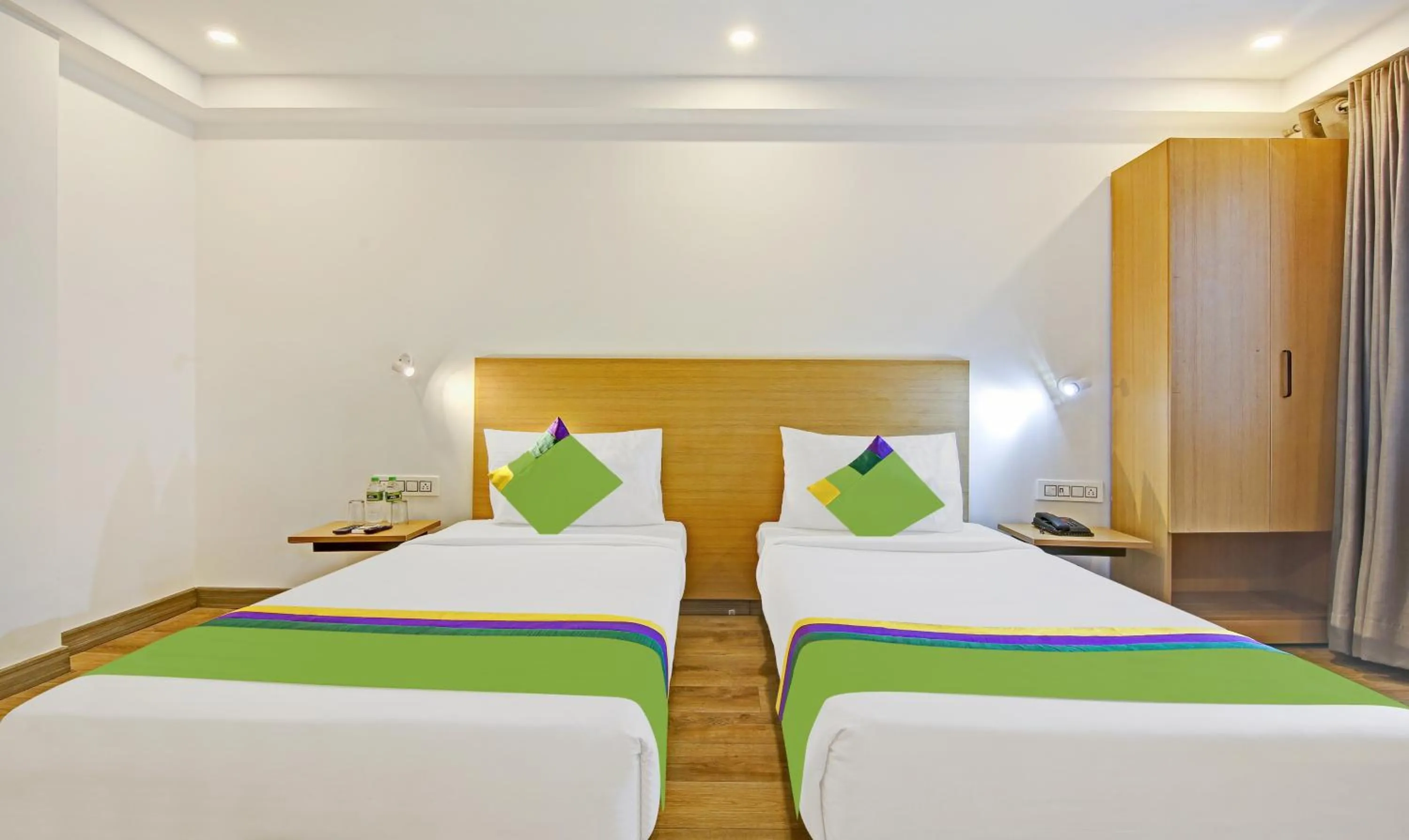 Bed in Treebo Ahinsa Residency Sohna Road