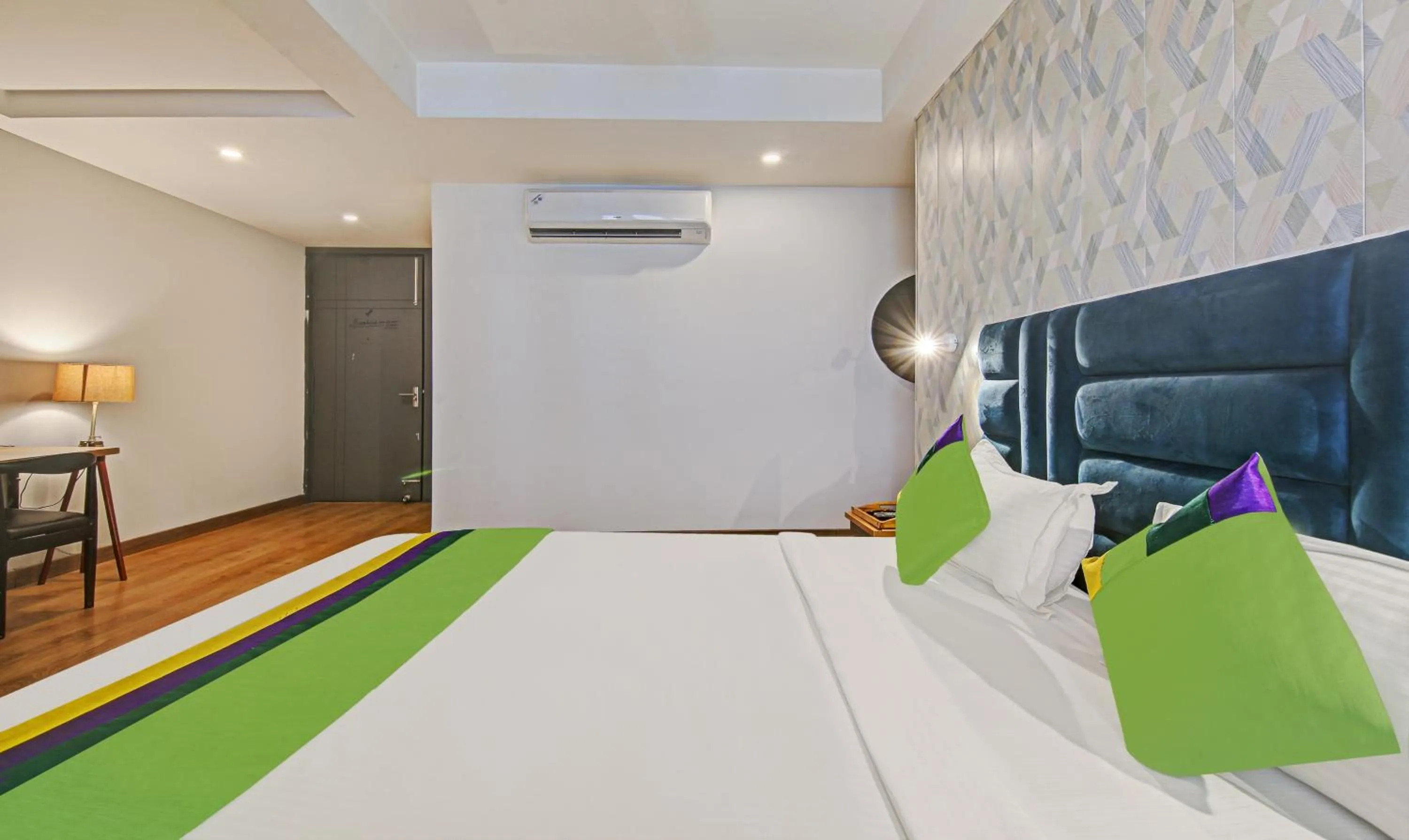 Bed in Treebo Ahinsa Residency Sohna Road