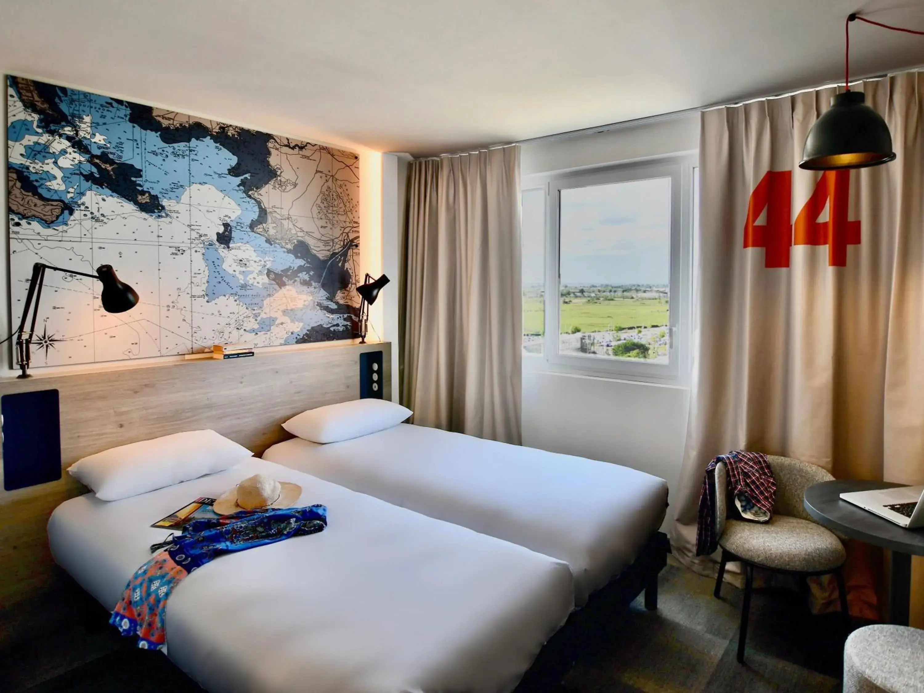 Bedroom, Bed in ibis Styles Saint Nazaire Centre Gare Bedroom, Bed in ibis Styles Saint Nazaire Centre Gare