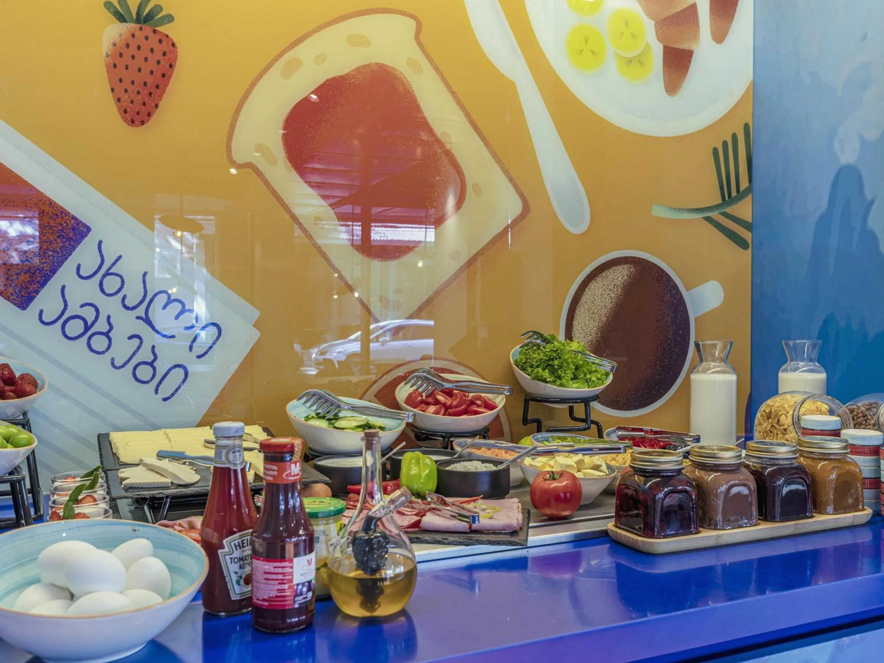 Breakfast in ibis budget Tbilisi Center