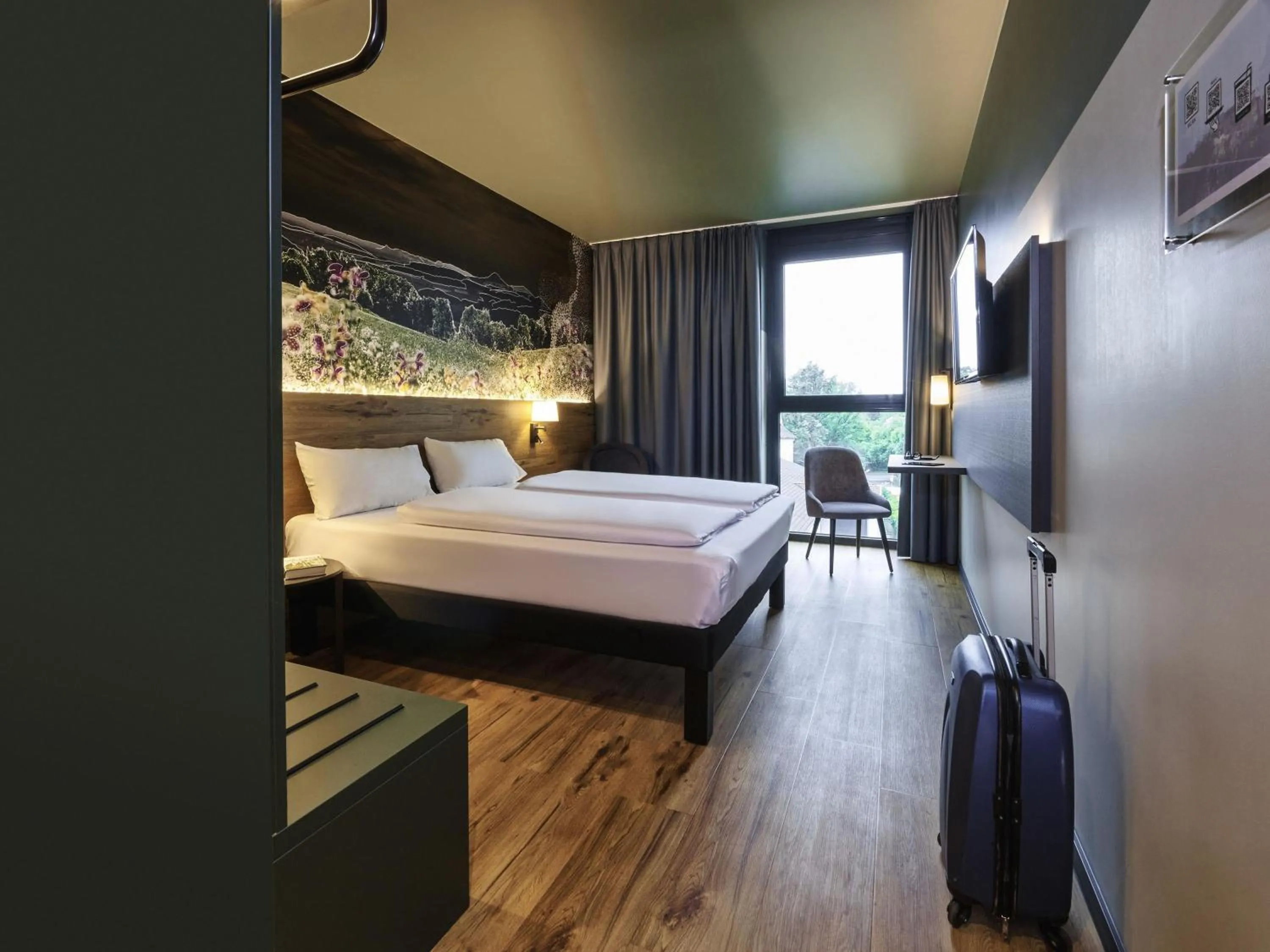 Bedroom, Bed in Ibis Styles Singen