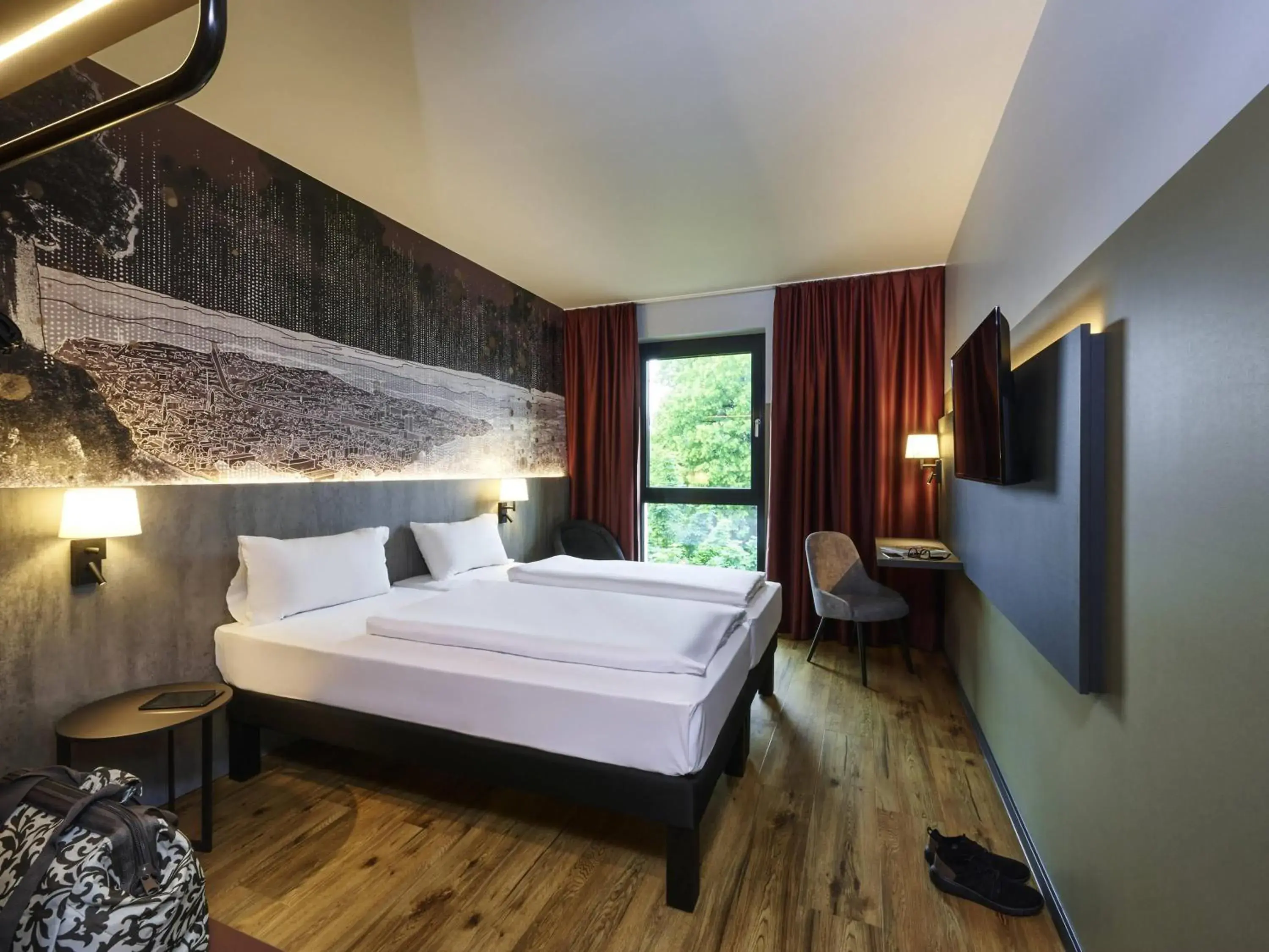 Bedroom, Bed in Ibis Styles Singen Bedroom, Bed in Ibis Styles Singen