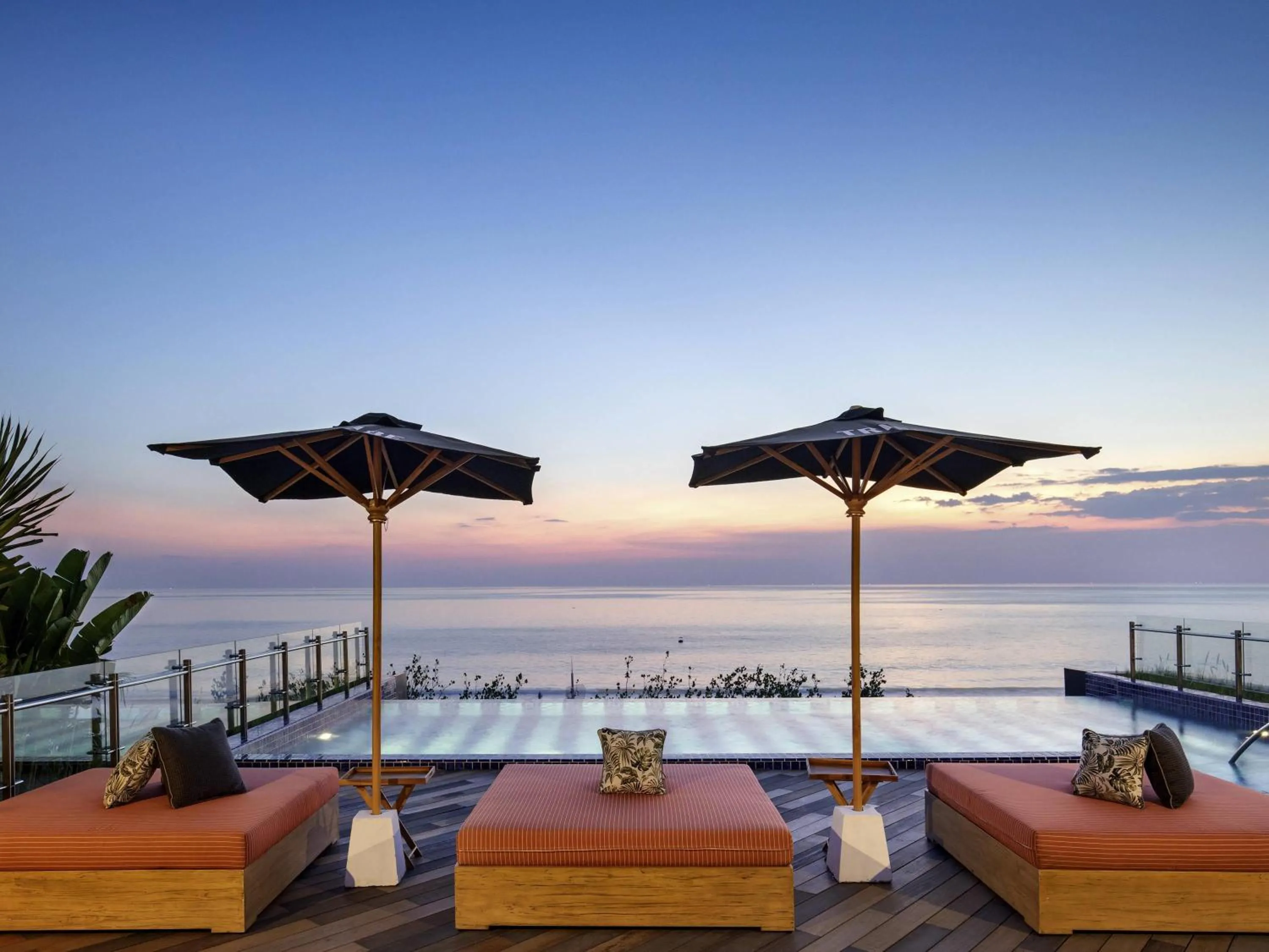 Pool view in Tribe Bali Kuta Beach