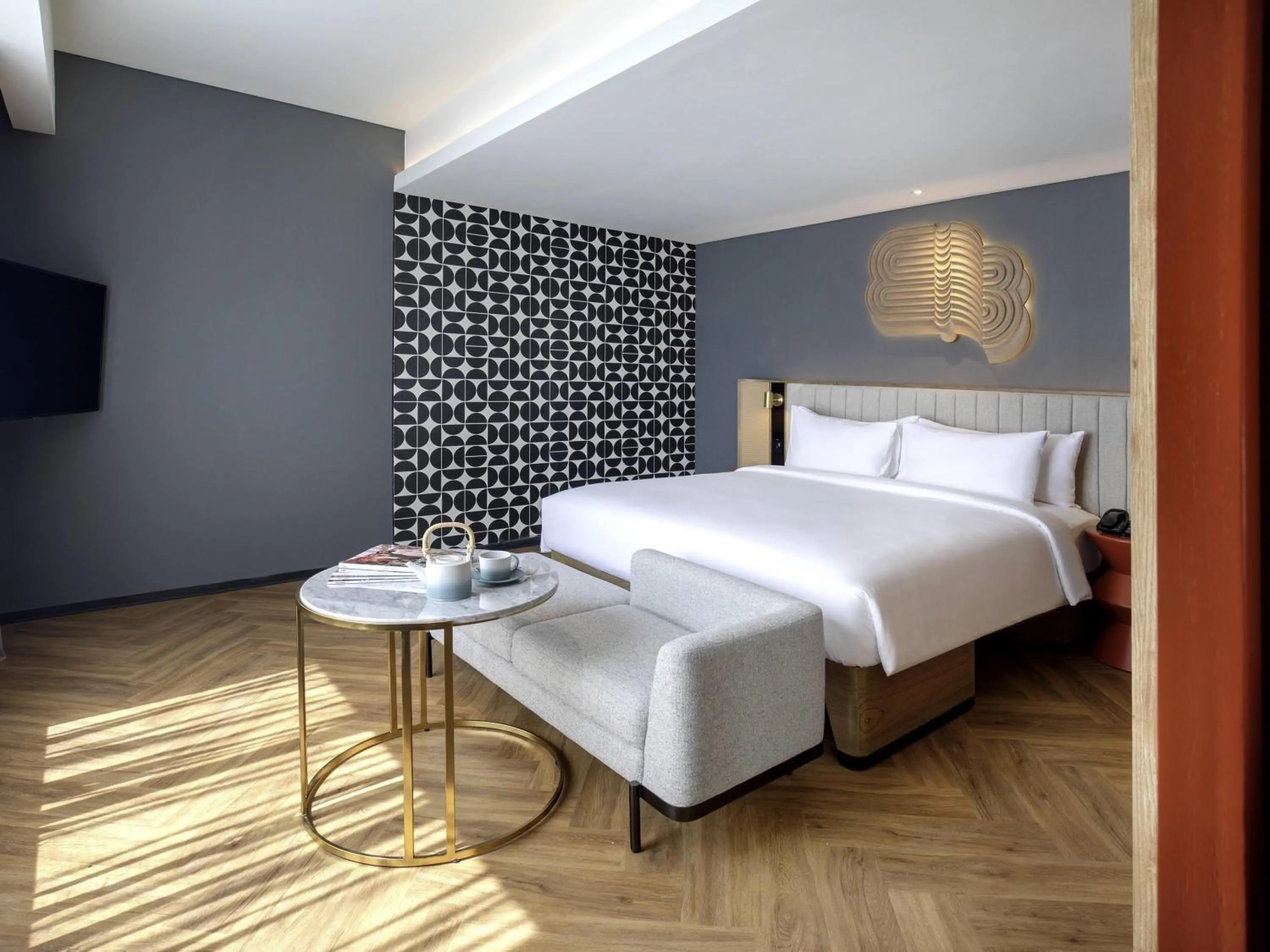 Photo of the whole room, Bed in Tribe Bali Kuta Beach