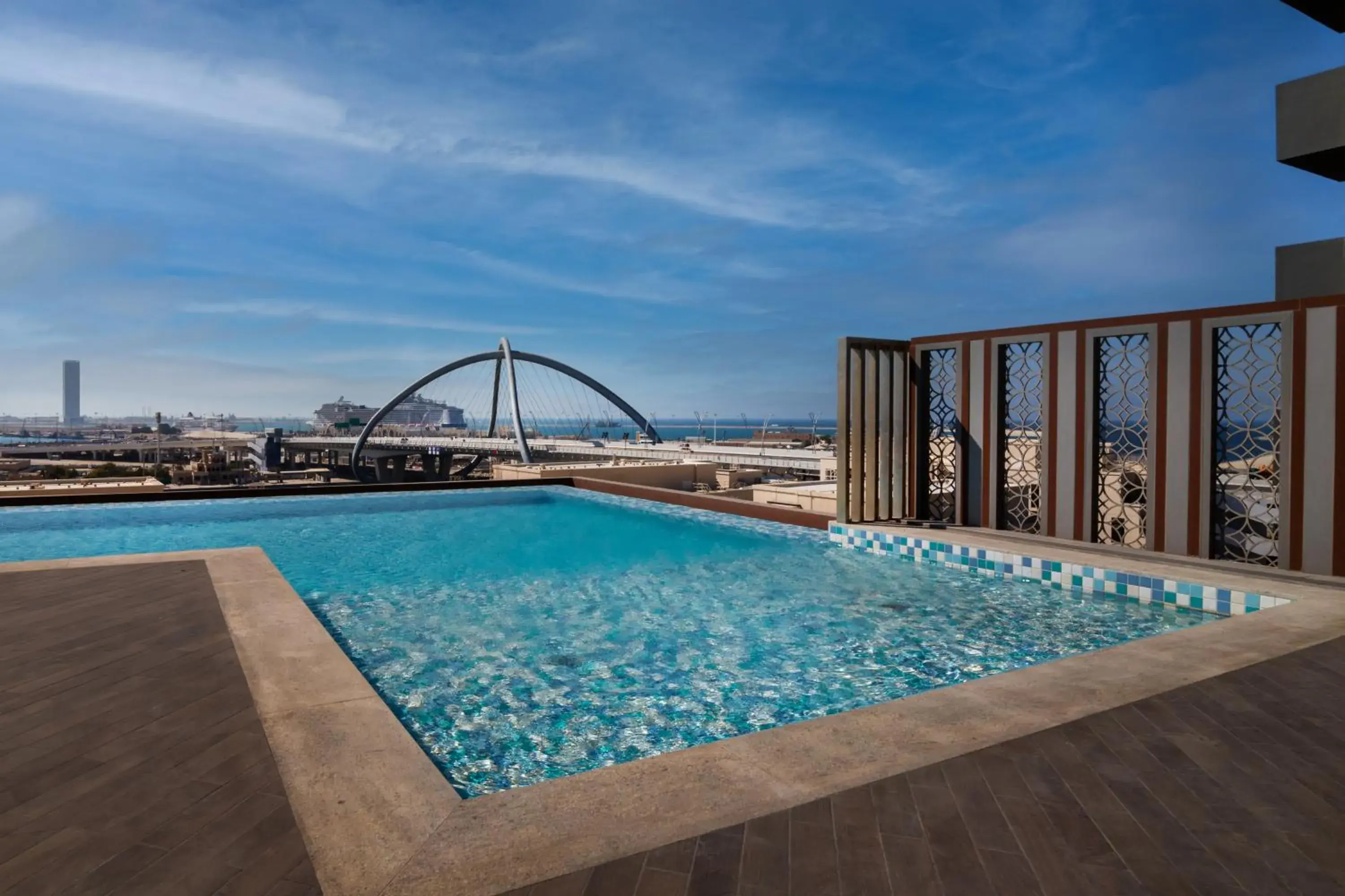 Swimming pool in ibis Styles Dubai Deira Swimming pool in ibis Styles Dubai Deira