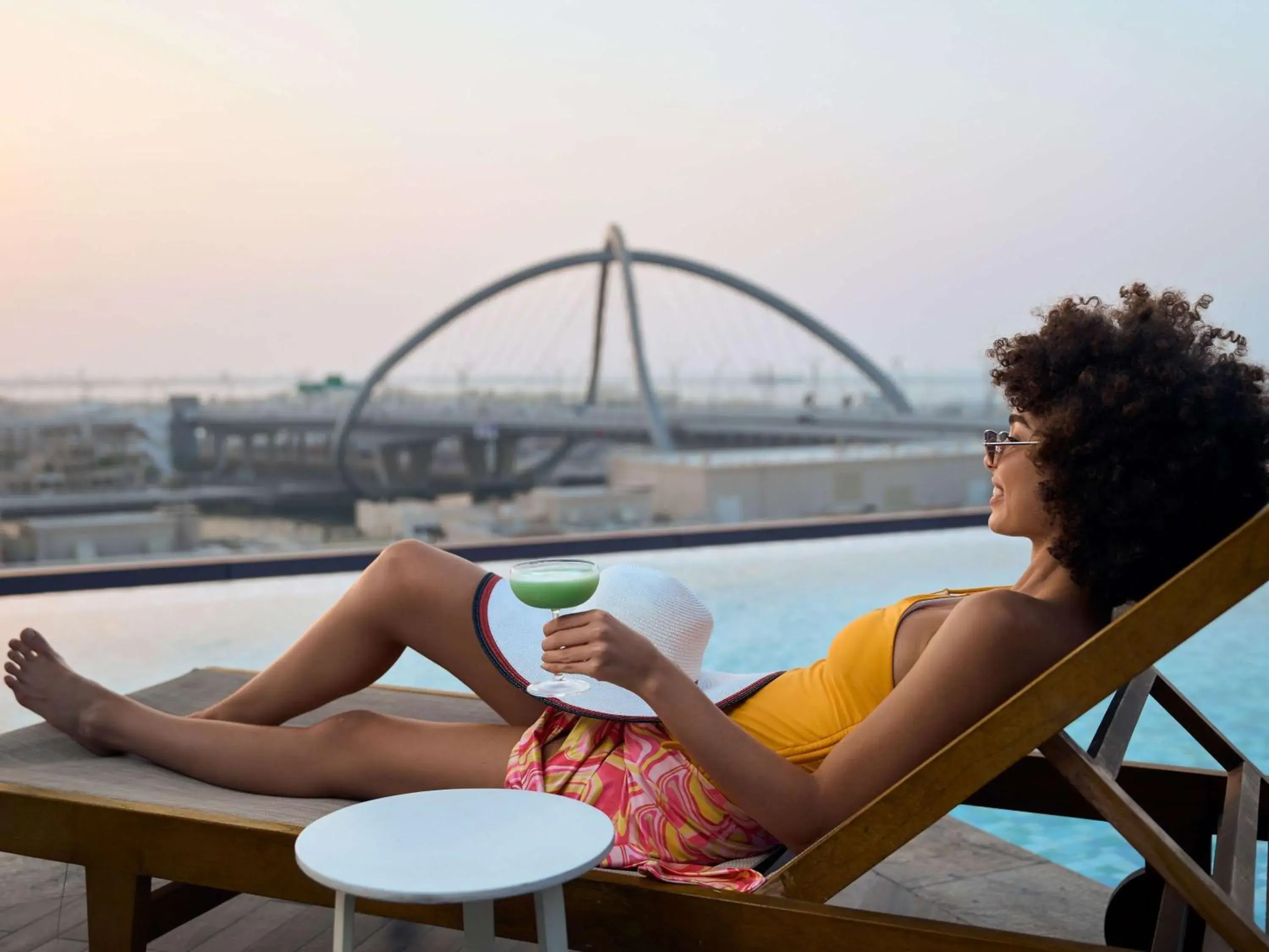 Pool view in ibis Styles Dubai Deira Pool view in ibis Styles Dubai Deira