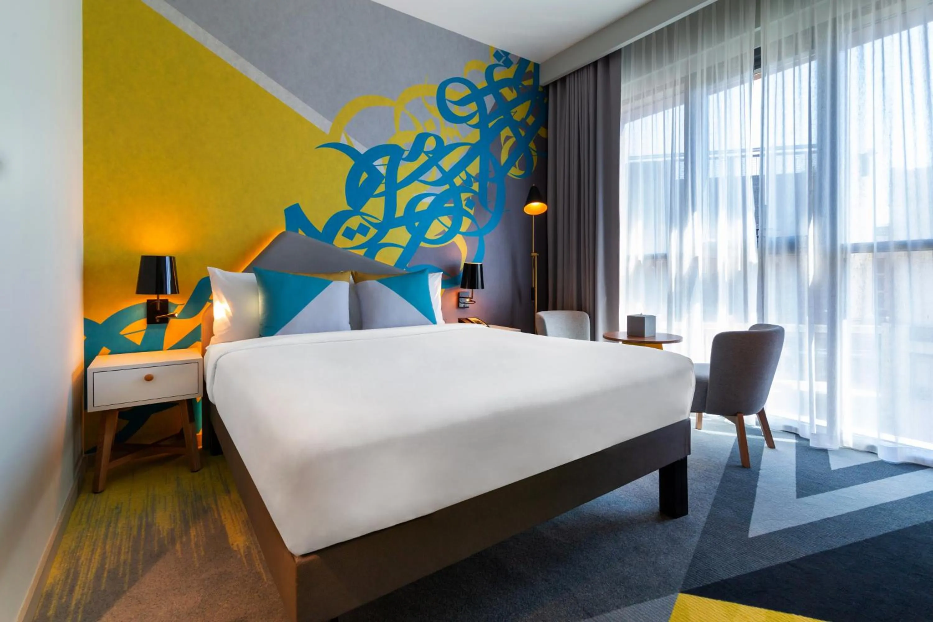 Bed in ibis Styles Dubai Deira